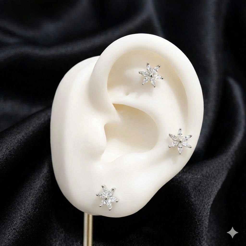 Khuyên kiểu hoa dài 6 cánh to dẹt_thumbnail_3