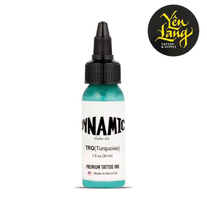 Turquoise-Dynamic Tattoo Ink 1oz. Mực xăm DYNAMIC chính hãng.