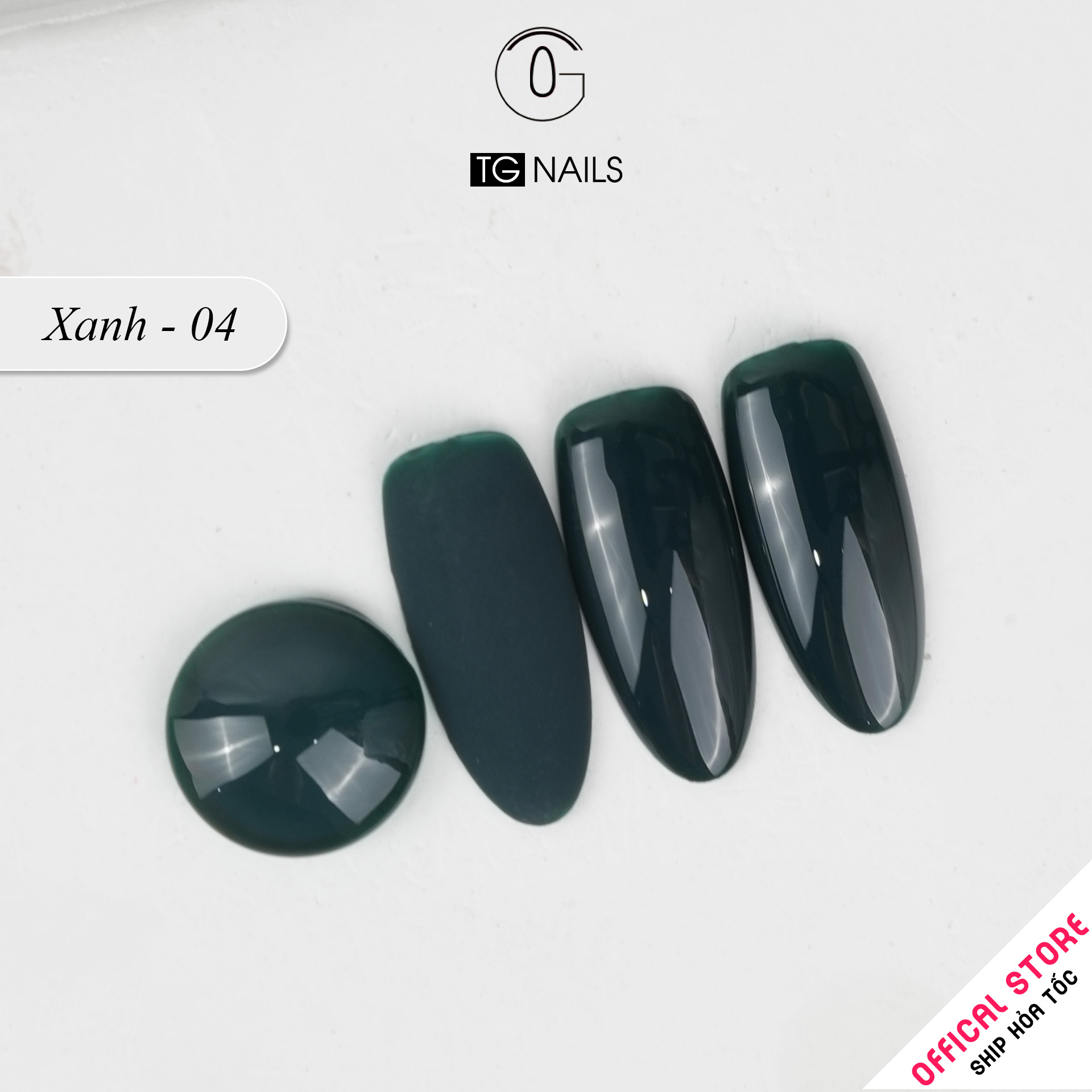Sơn gel Xanh TG cọ tron chai 15ml_thumbnail_5
