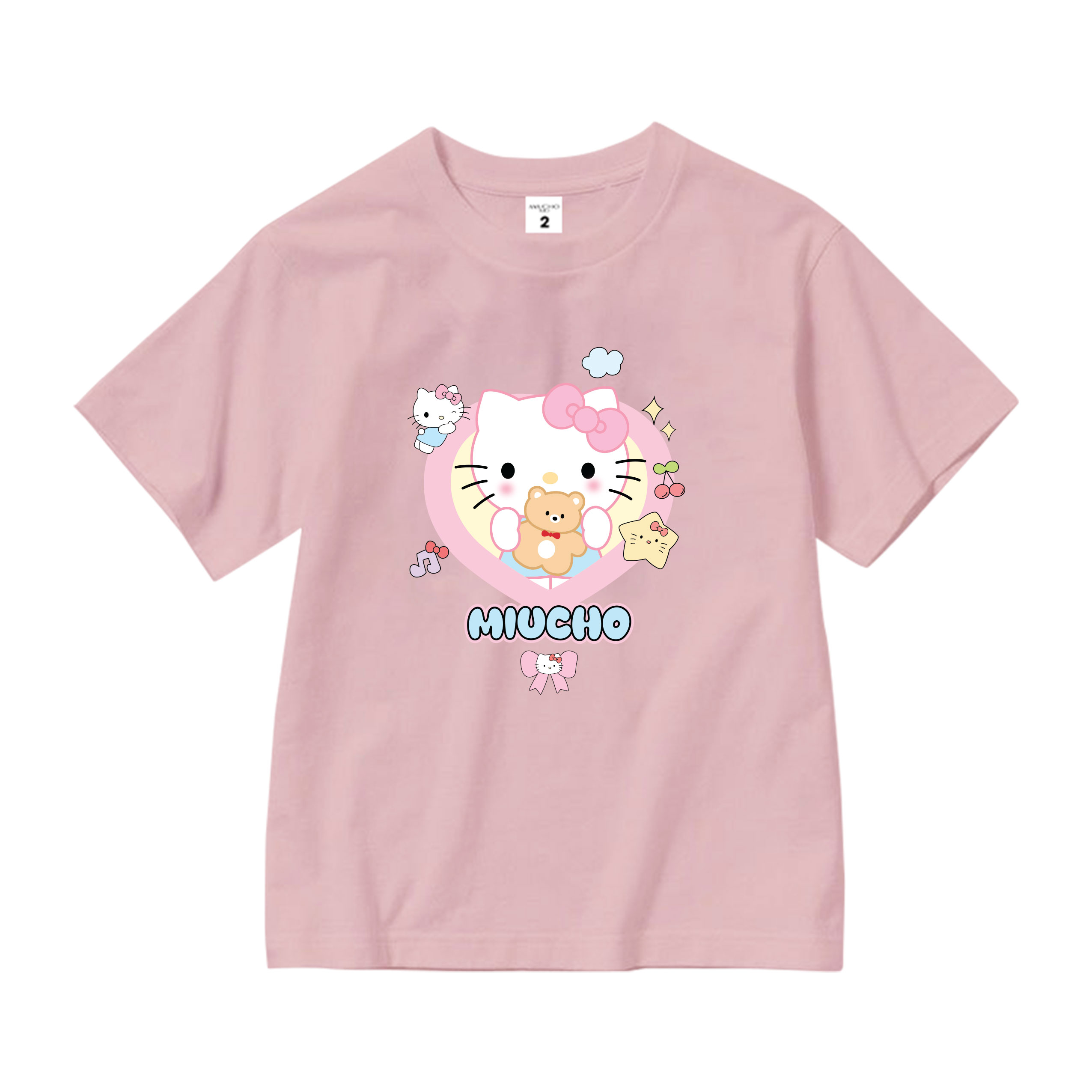 Áo thun bé gái form rộng chất vải cotton thoáng mát AED1545 Miucho Kid in artwork_thumbnail_8