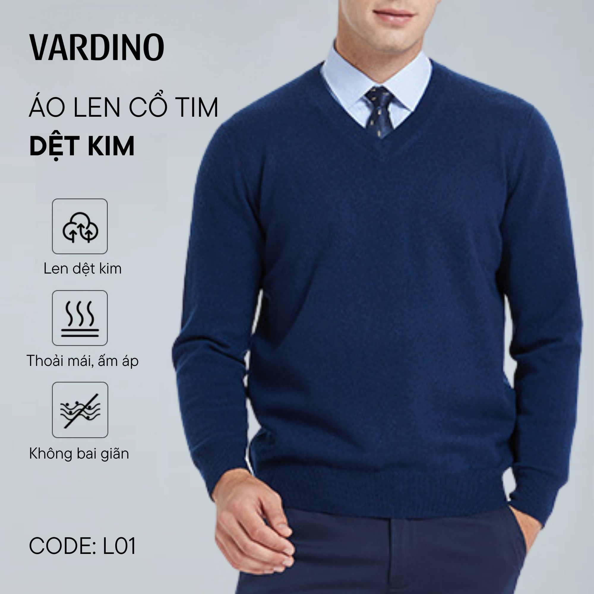 Áo len nam Vardino L01