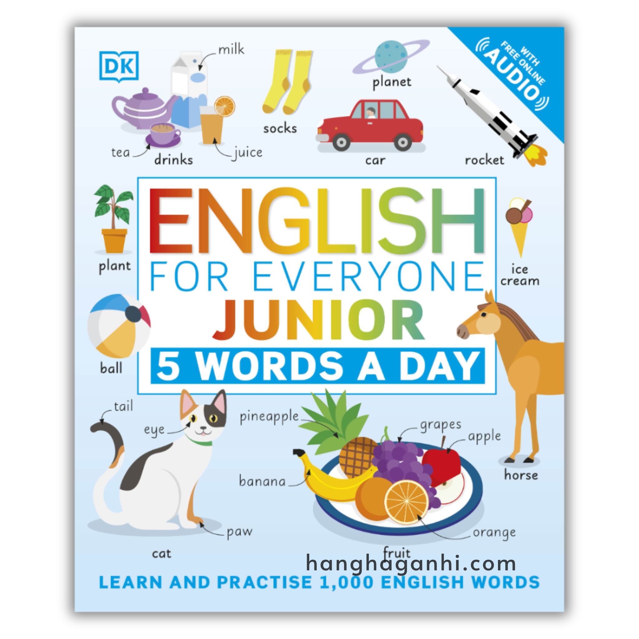 English For Everyone Junior 5 Words a day