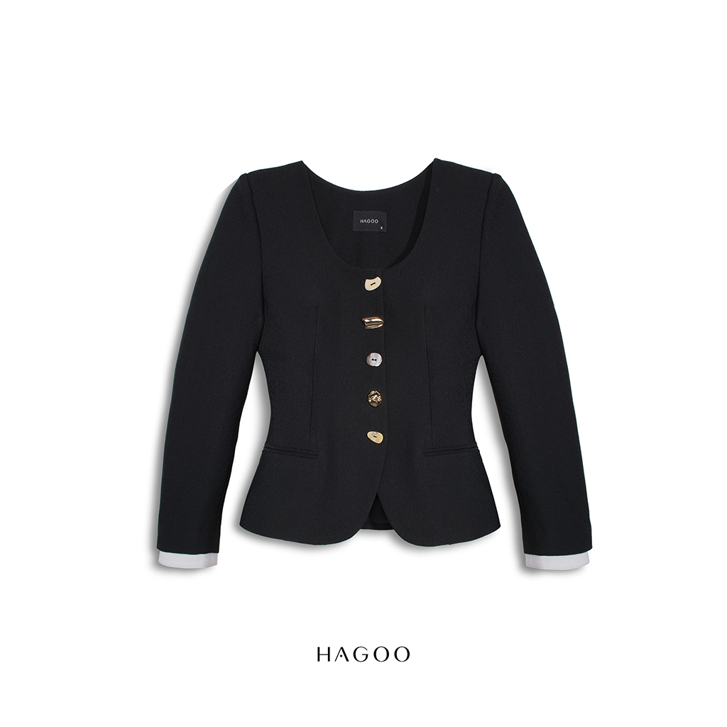 Blazer cổ tròn tay phồng HAGOO_thumbnail_8