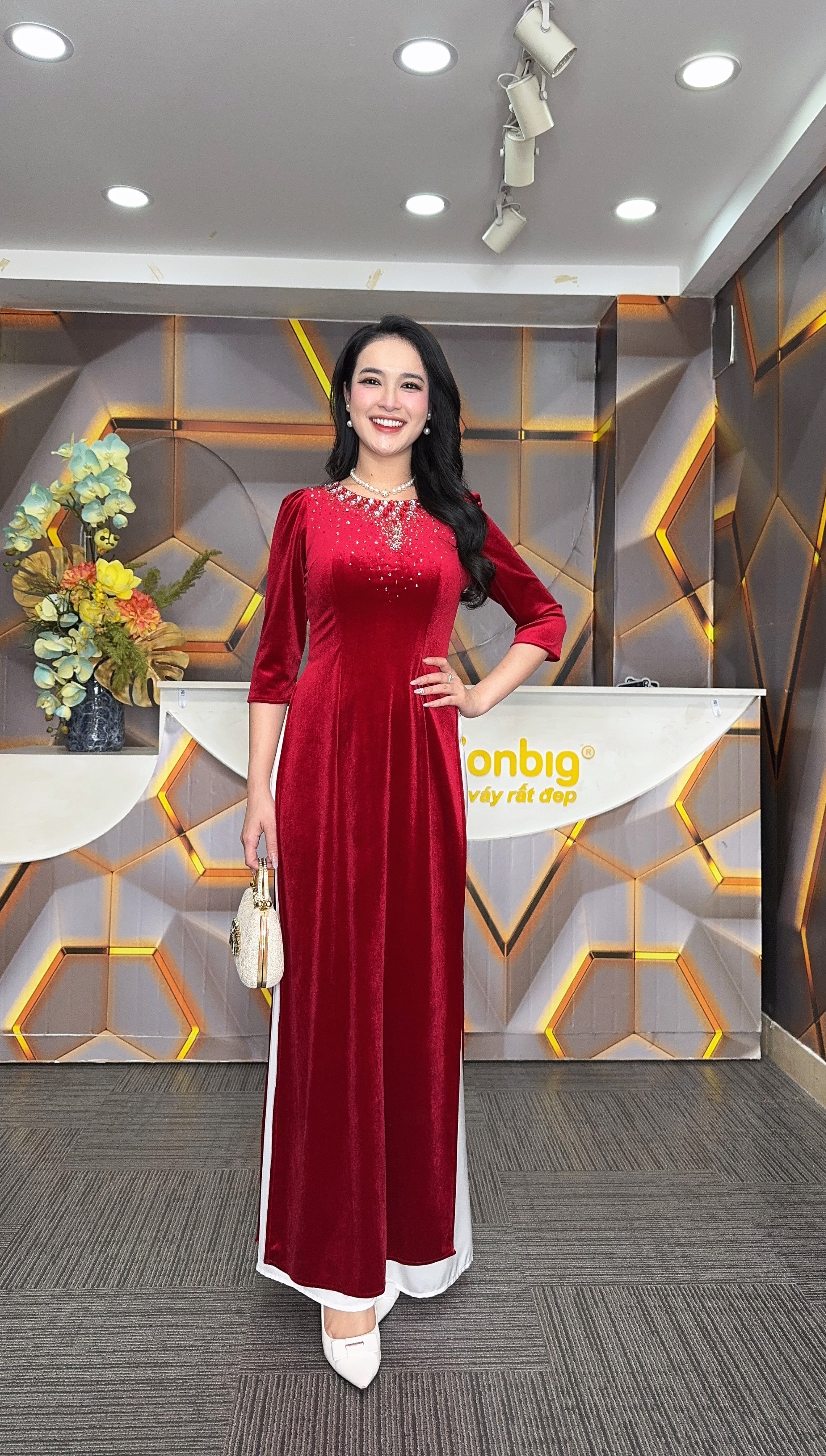 Set áo dài - S1872 - Thương hiệu Zonbig