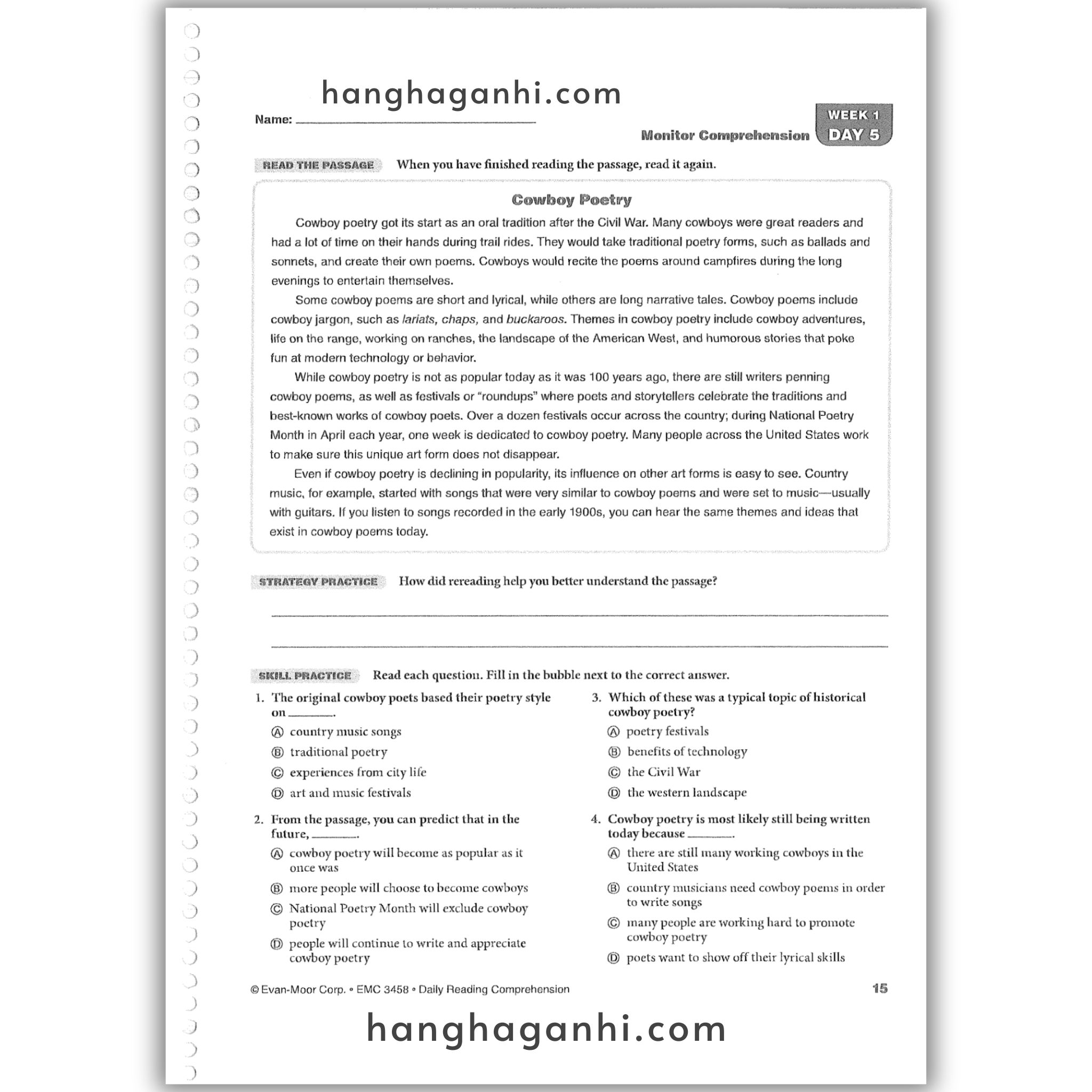 Daily Reading Comprehension Grade 8_thumbnail_1