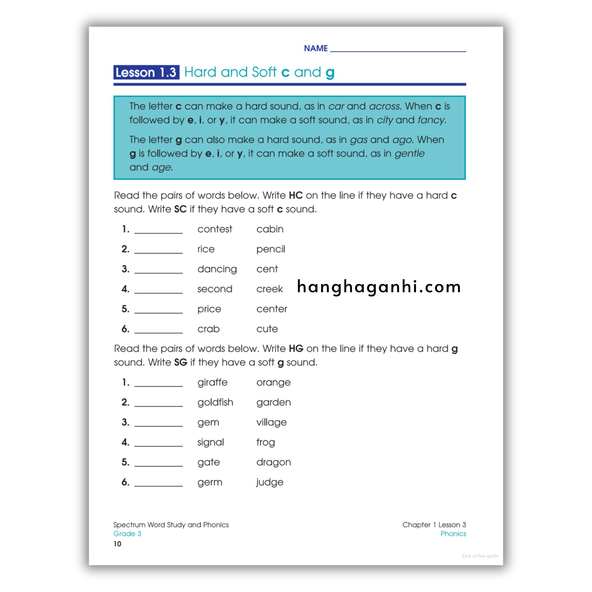 Sách Spectrum Word Study and Phonics Workbook Grade 3_thumbnail_12