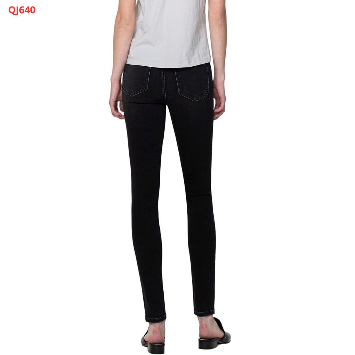 QJ640 Quần jeans ôm - đen_thumbnail_15