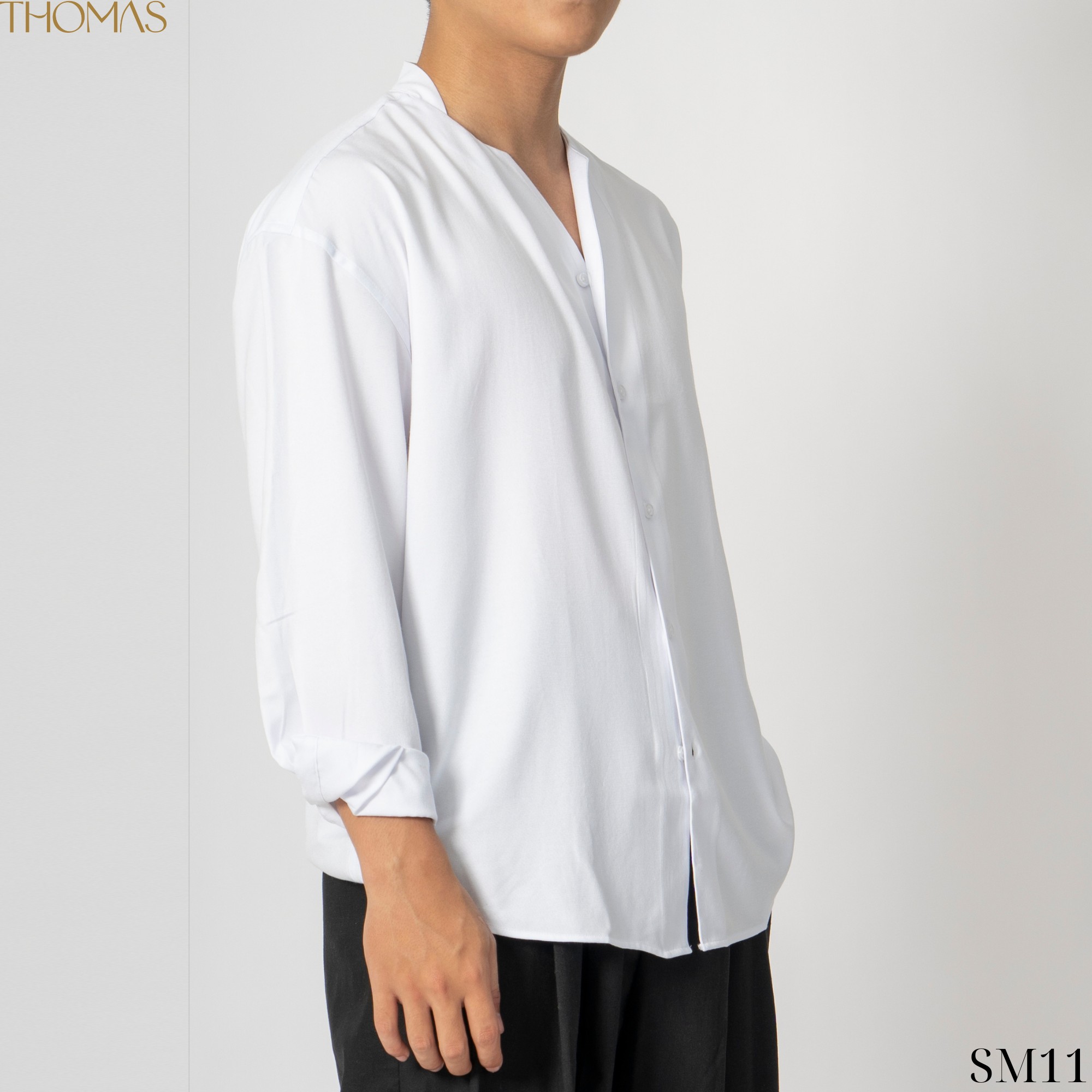 Áo Sơ Mi Dài Tay Clark V Vải Bạch Đàn Form Regular_thumbnail_4