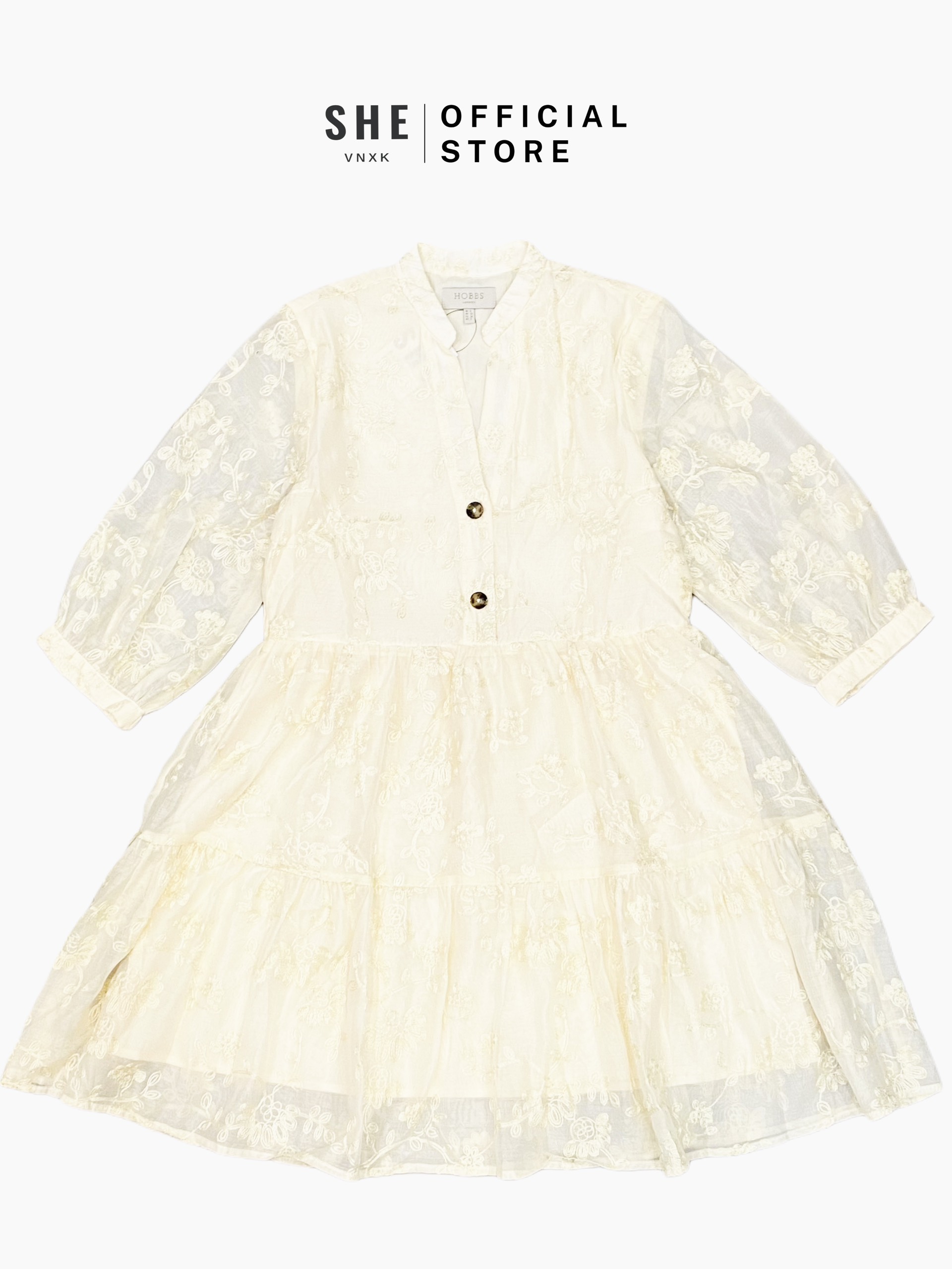 A504 ĐẦM HOBBS THÊU BABYDOLL