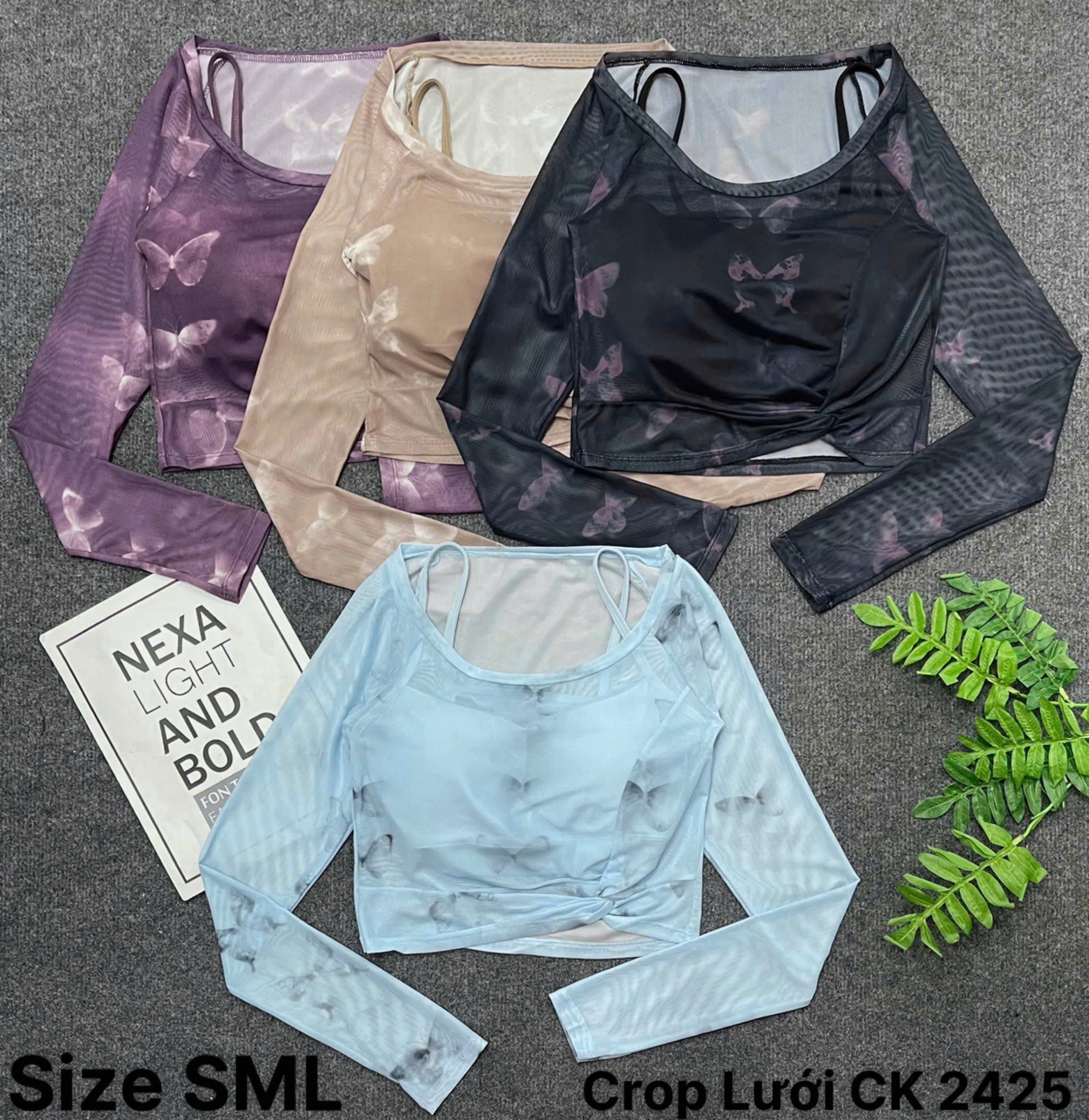 Áo Tanktop Thể Thao Tay Dài Sẵn Áo Bra Form Vừa_thumbnail_5