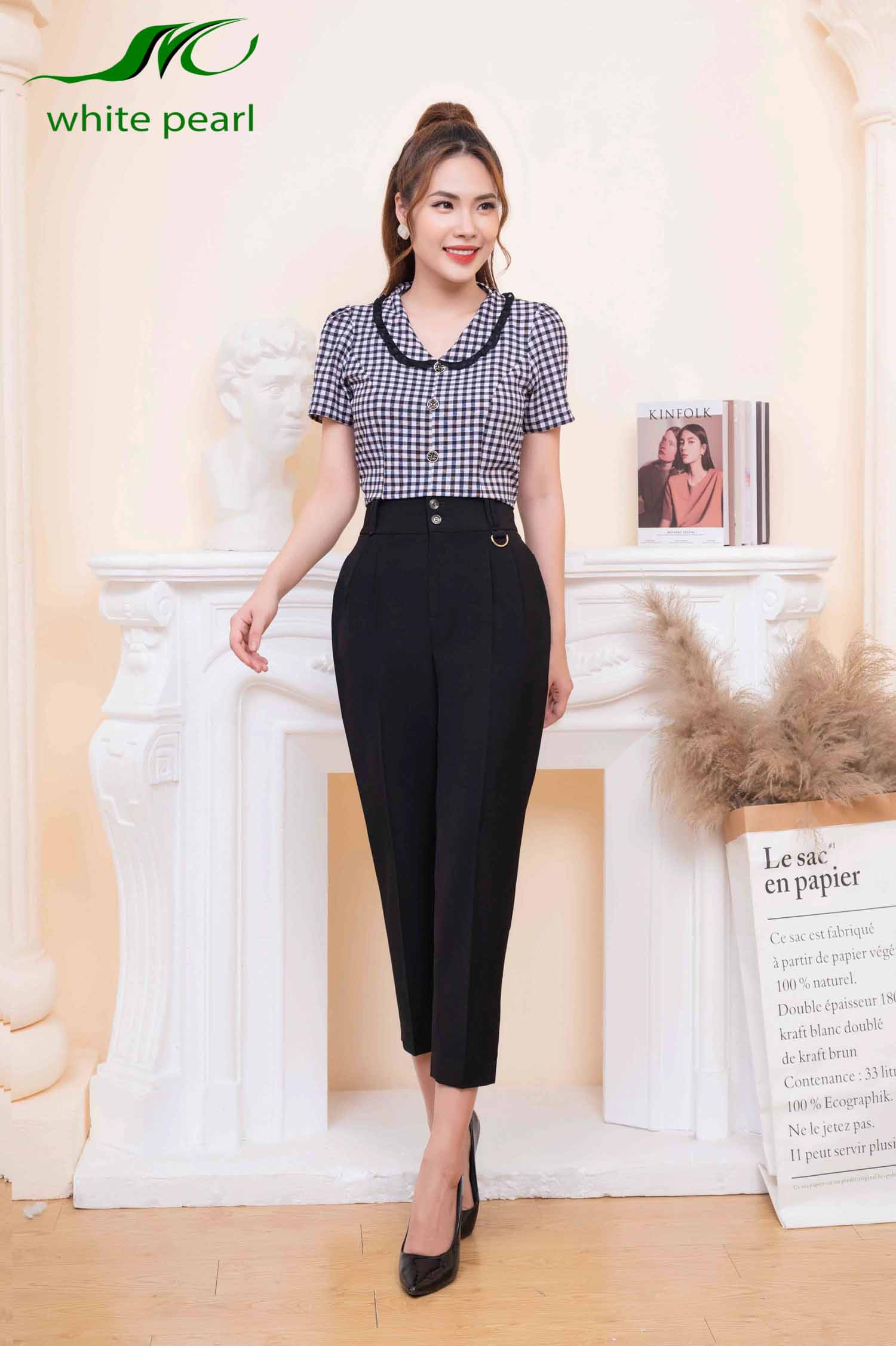 Quần baggy nữ thời trang công sở cao cấp White Pearl_thumbnail_0