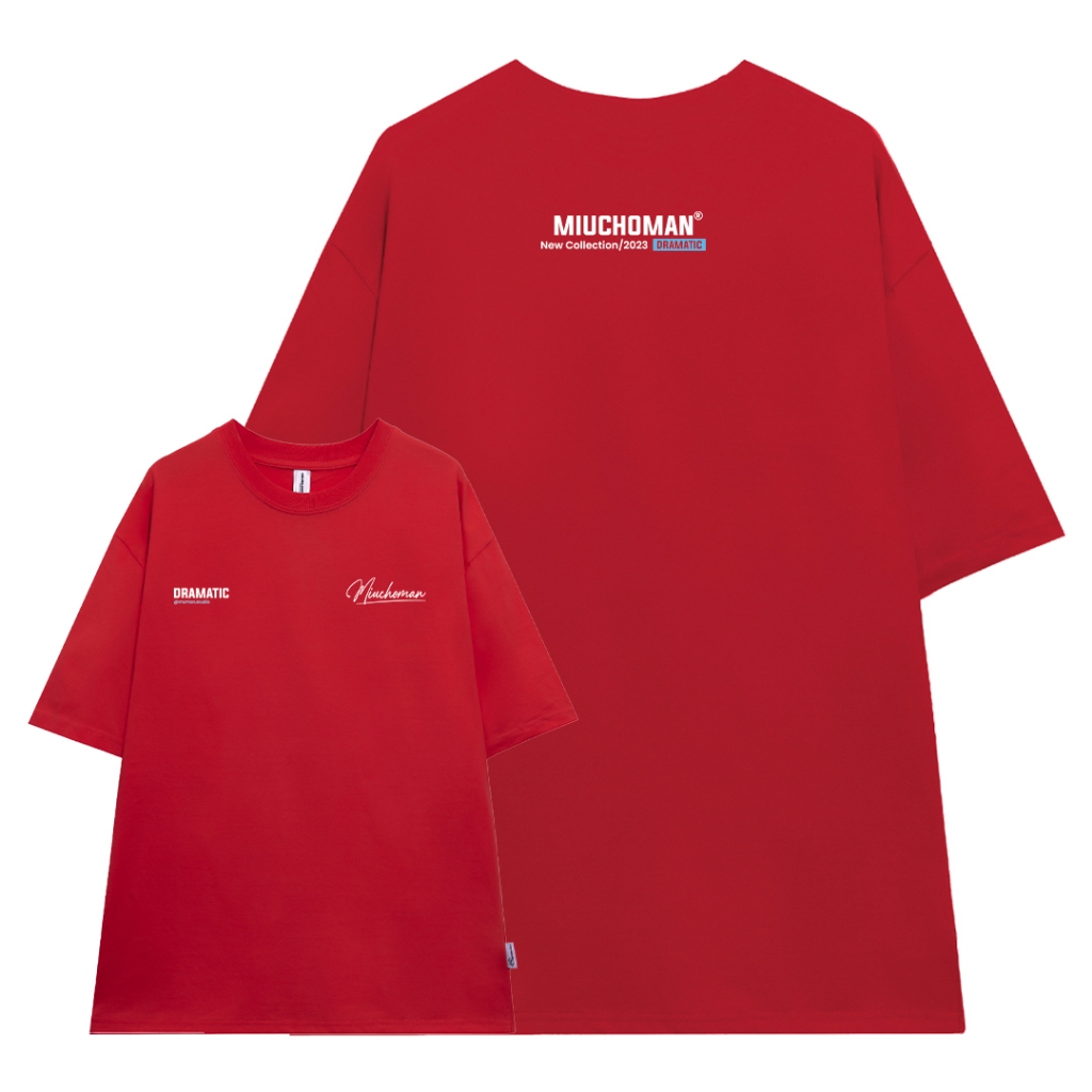Áo thun nam form rộng ATD383 Miucho Man cotton cổ tròn in typography_thumbnail_13