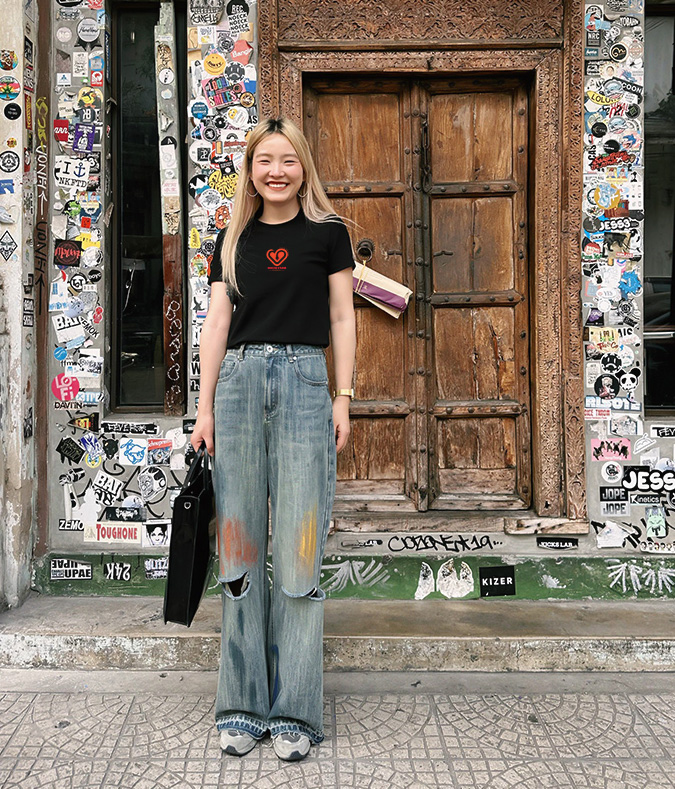 Áo thun nữ tết form vừa regular vải cotton 4c thoáng mát 1802 Miucho in mix_thumbnail_3