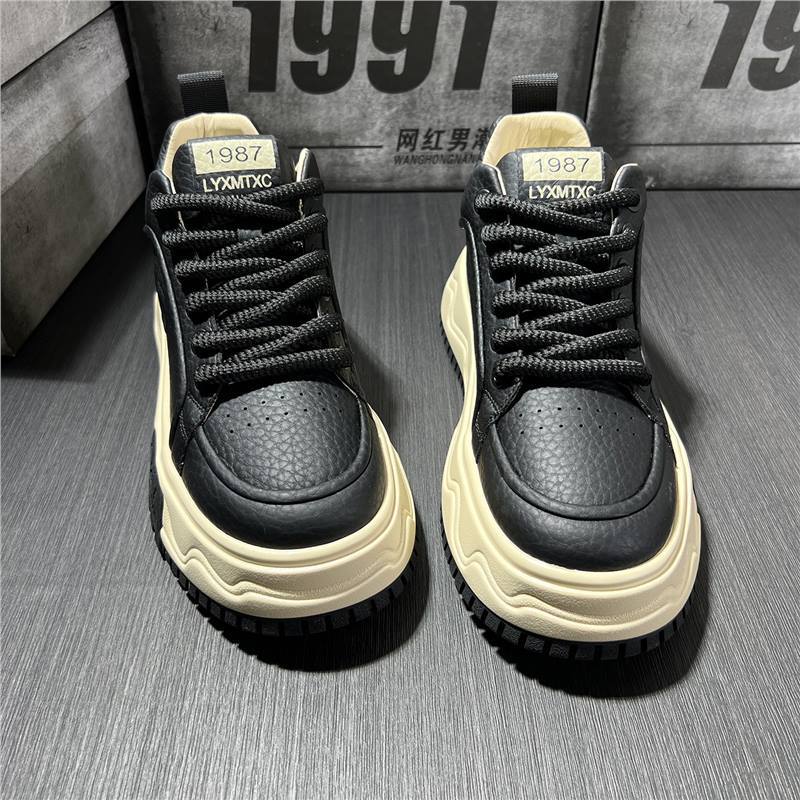 GA403-Giày Nam 2025, Giày Thể Thao Đế Dày Mới Mùa Thu Kiểu Hàn Quốc, Giày Trắng Hợp Thời Trang Đa Năng,_thumbnail_1