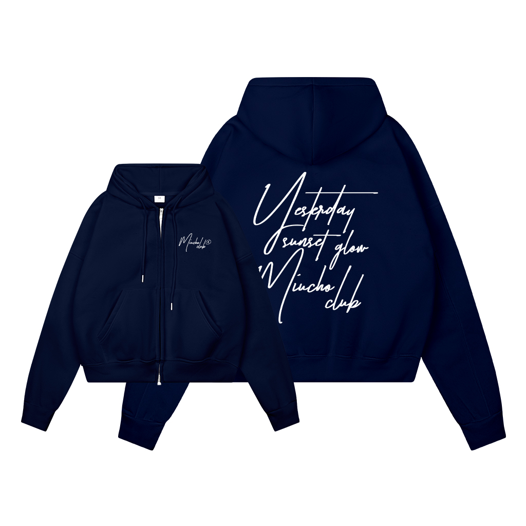 Áo hoodie zip form boxy local brand vải nỉ 2 da dày dặn khóa kéo HXD1631 Miucho in typography_thumbnail_7
