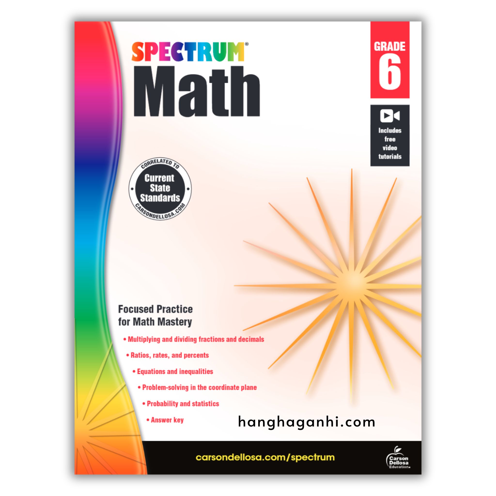 Spectrum Math Workbook Grade 6 - Sách Toán Tiếng Anh cho bé lớp 6_thumbnail_0