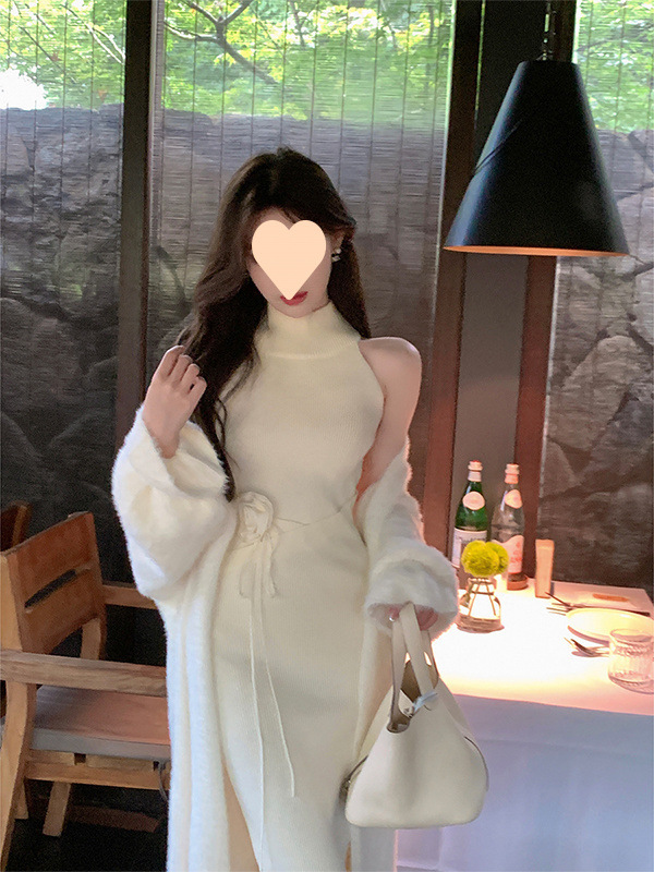 Áo len dáng ôm , áo choàng lông_thumbnail_4