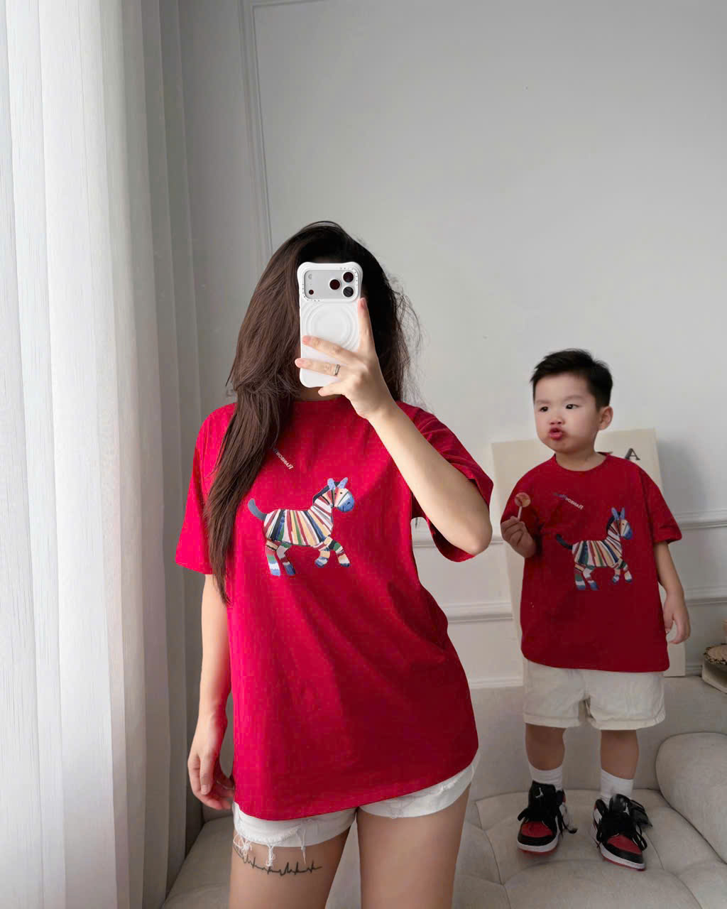 K64 ÁO CỘC NGỰA ĐỎ- A106.263