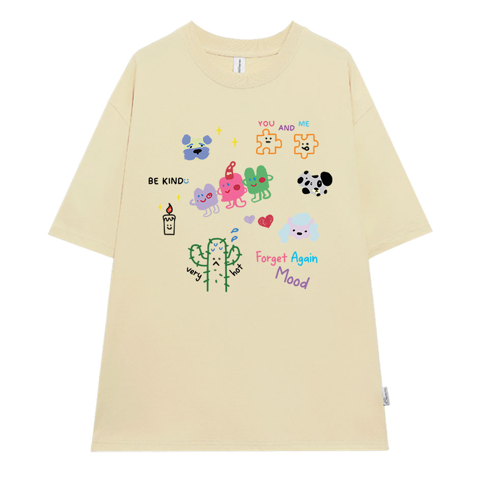 Áo thun nữ form rộng ATD181 Miucho chất vải cotton in Artwork_thumbnail_9