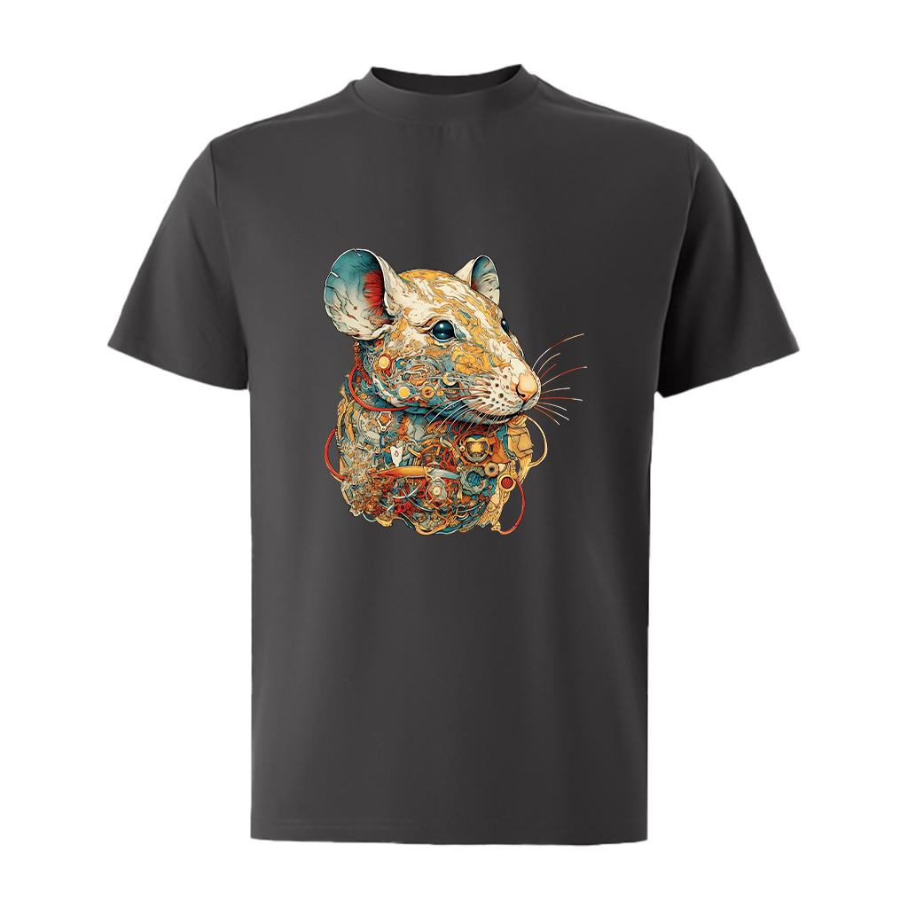 Áo thun nam form rộng 12 con giáp tuổi Tí ATD477 Miucho Iconic cotton cổ tròn in graphic_thumbnail_17