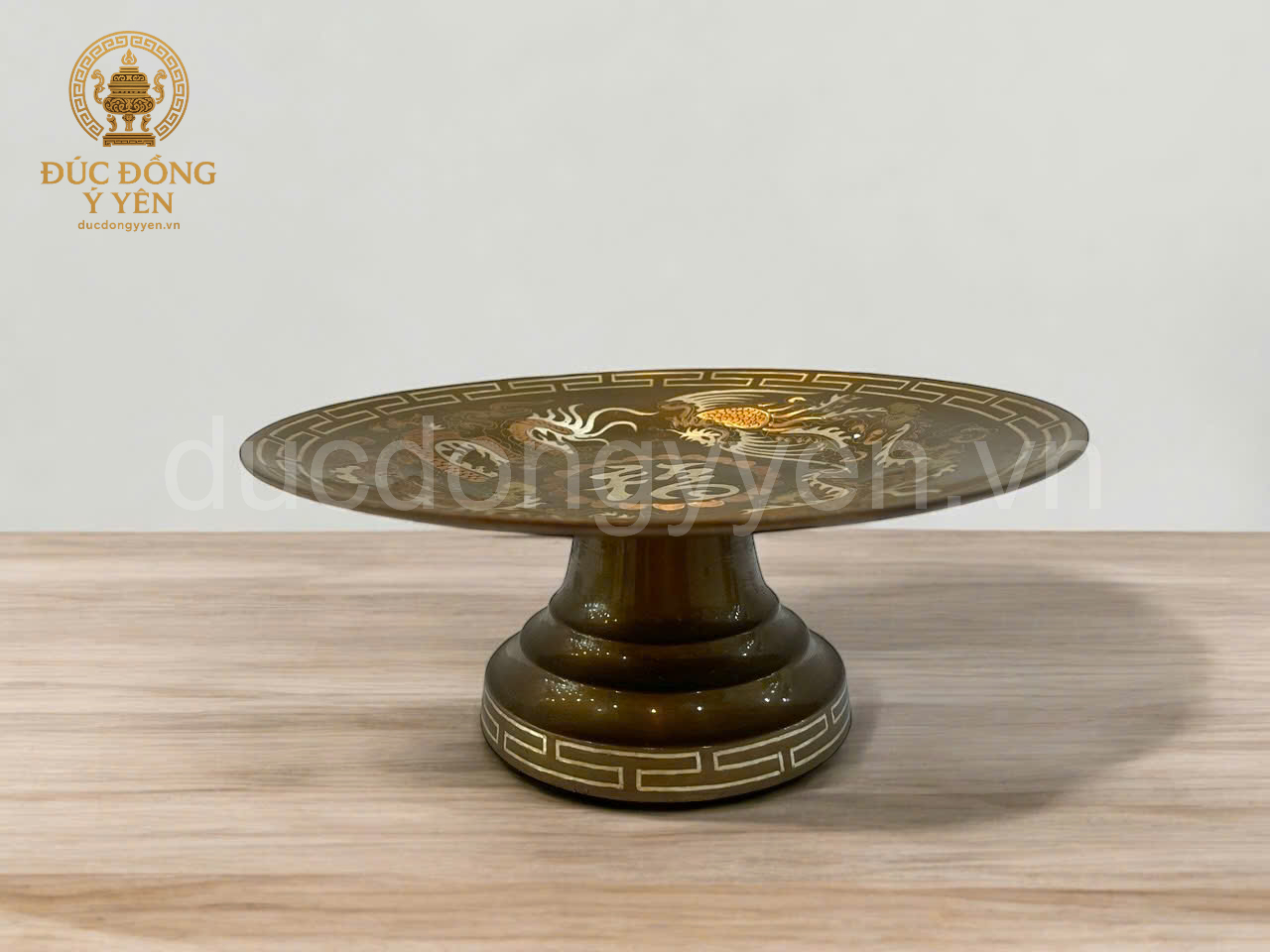 Mâm bồng đúc đồng đỏ khảm tam khí _thumbnail_3