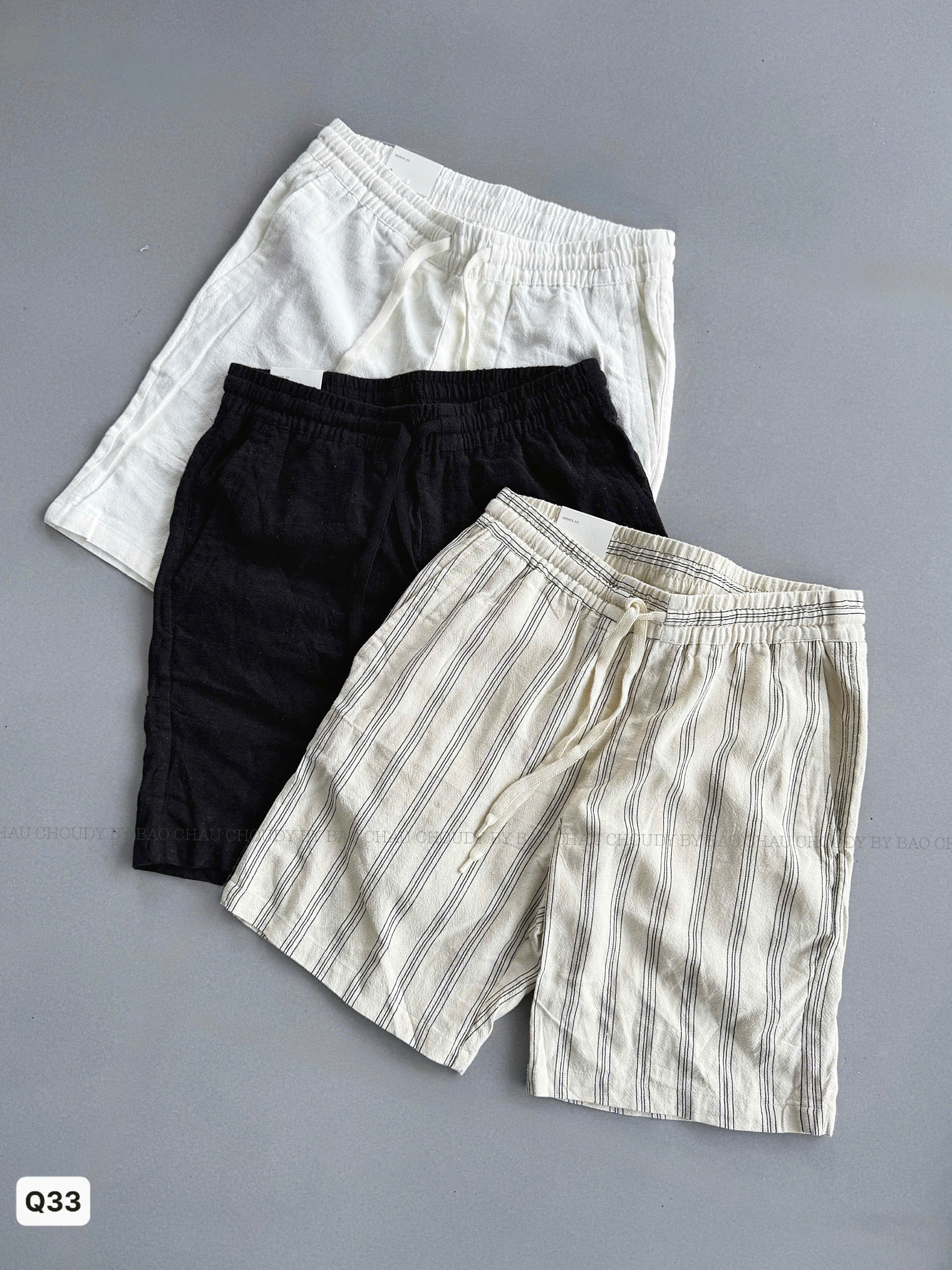 Q33 QUẦN SHORT NAM 3 MÀU