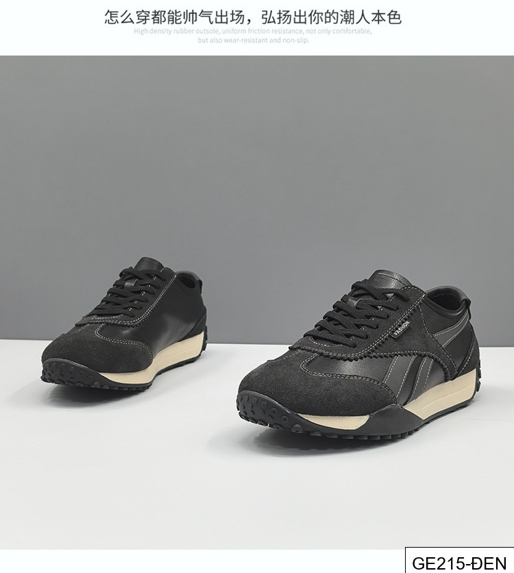 GE215 - Giày thường dành cho nam giới, giày thể thao da thật, giày nam hợp thời trang, giày nam phong cách Hàn Quốc da bò lớp đầu tiên, giày nam châu Âu_thumbnail_17