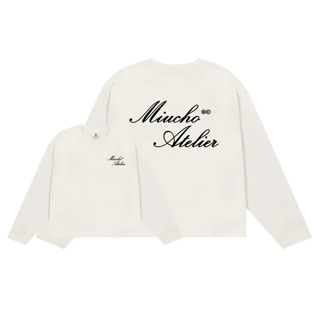 Áo phông nam form boxy tay dài Miucho Club vải cotton co giãn 2 chiều thoáng mát cổ tròn in basic 2677_thumbnail_14