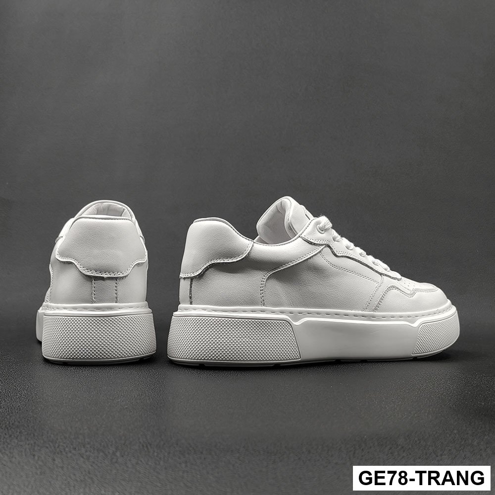 GE78 - Giày thể thao màu trắng đế dày_thumbnail_4