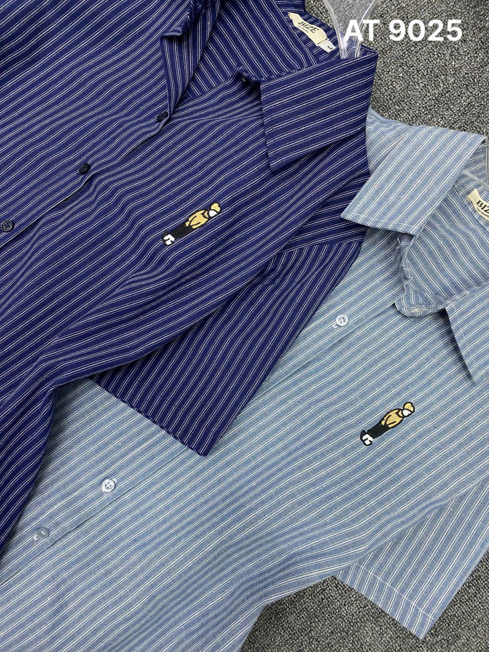 Áo sơ mi sọc tay ngắn bigsize AT9025 dành cho nàng mũm mĩm từ 55-90kg_thumbnail_9