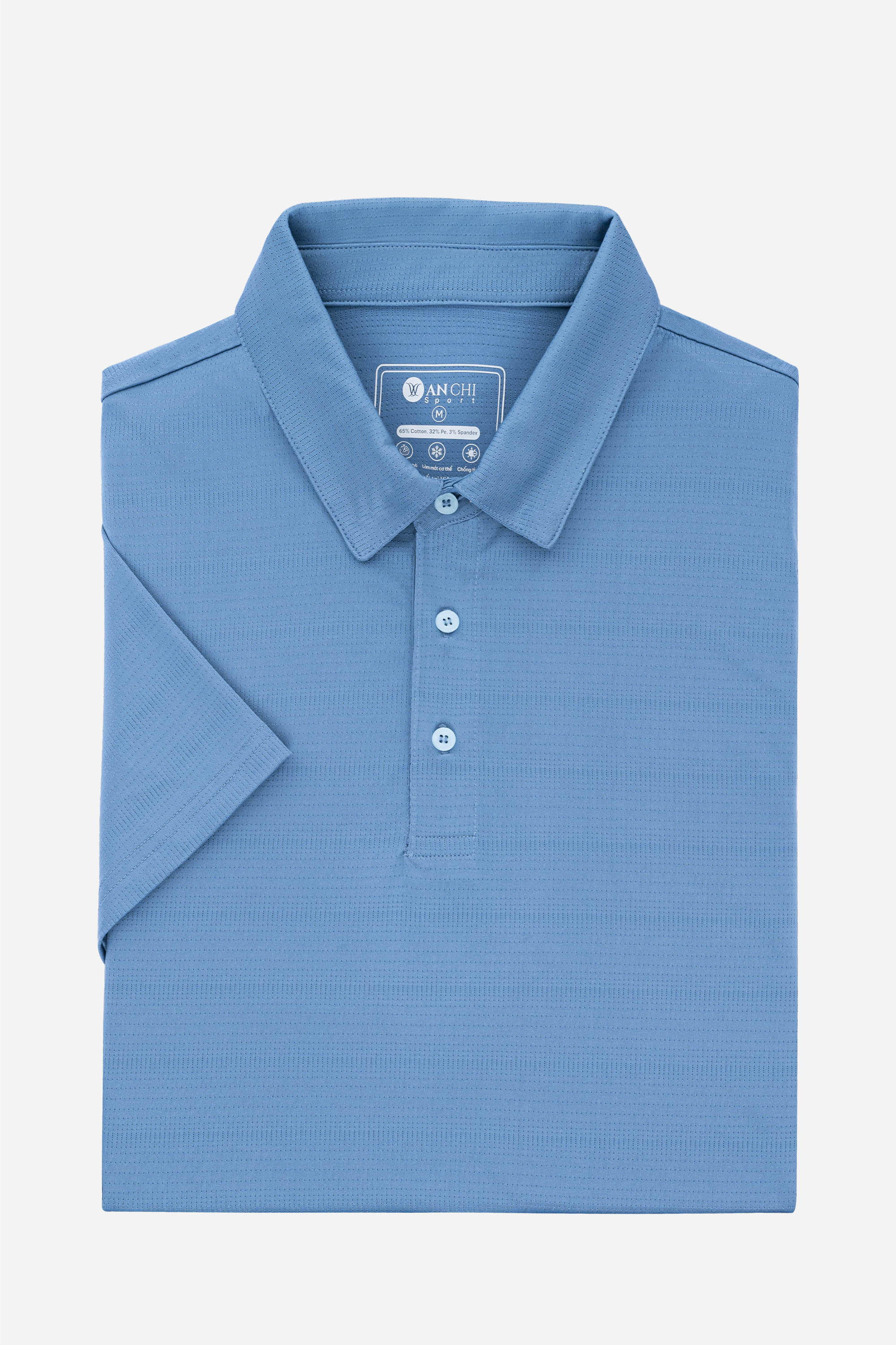Áo Polo Thể Thao Nam Trung Niên ANCHI Chất Liệu Thun Lạnh Phom Suông Vạt Ngang_thumbnail_16