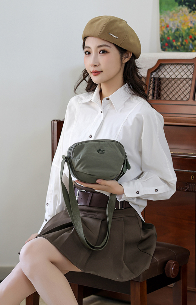 Túi đeo chéo nữ Nylon nhẹ Túi đeo vai nữ thời trang hình con sò thích hợp cho du lịch và sử dụng hàng ngày {TDC-NY-08}_thumbnail_23