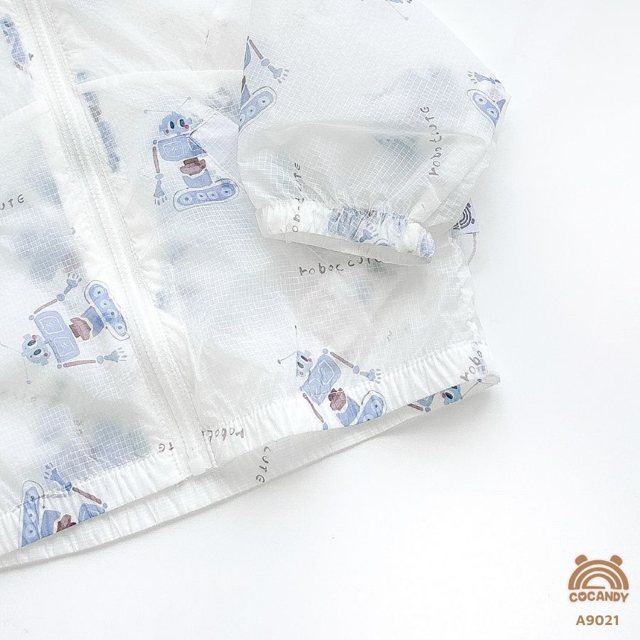 Áo khoác gió TRẮNG họa tiết robot_thumbnail_4