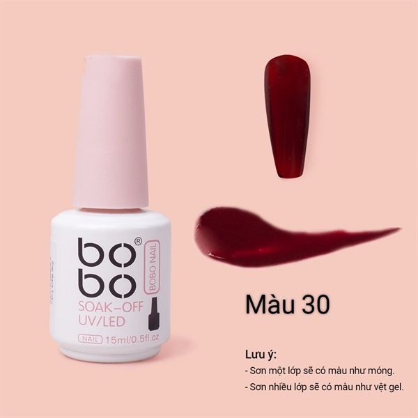 Sơn gel lẻ Thạch Bobo - Bảng 30 màu_thumbnail_30
