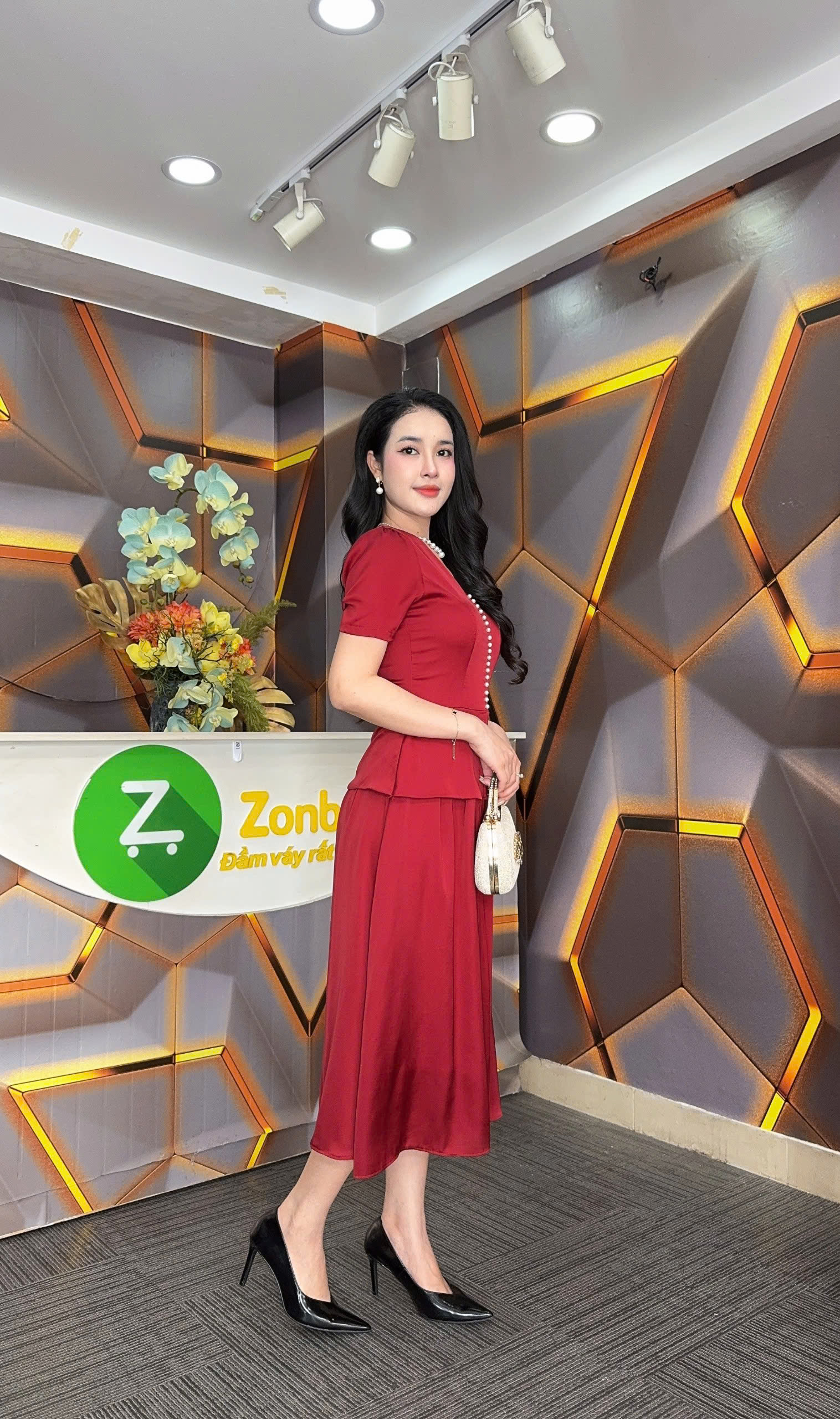 Đầm xòe - Y1919 - Thương hiệu Zonbig_thumbnail_5