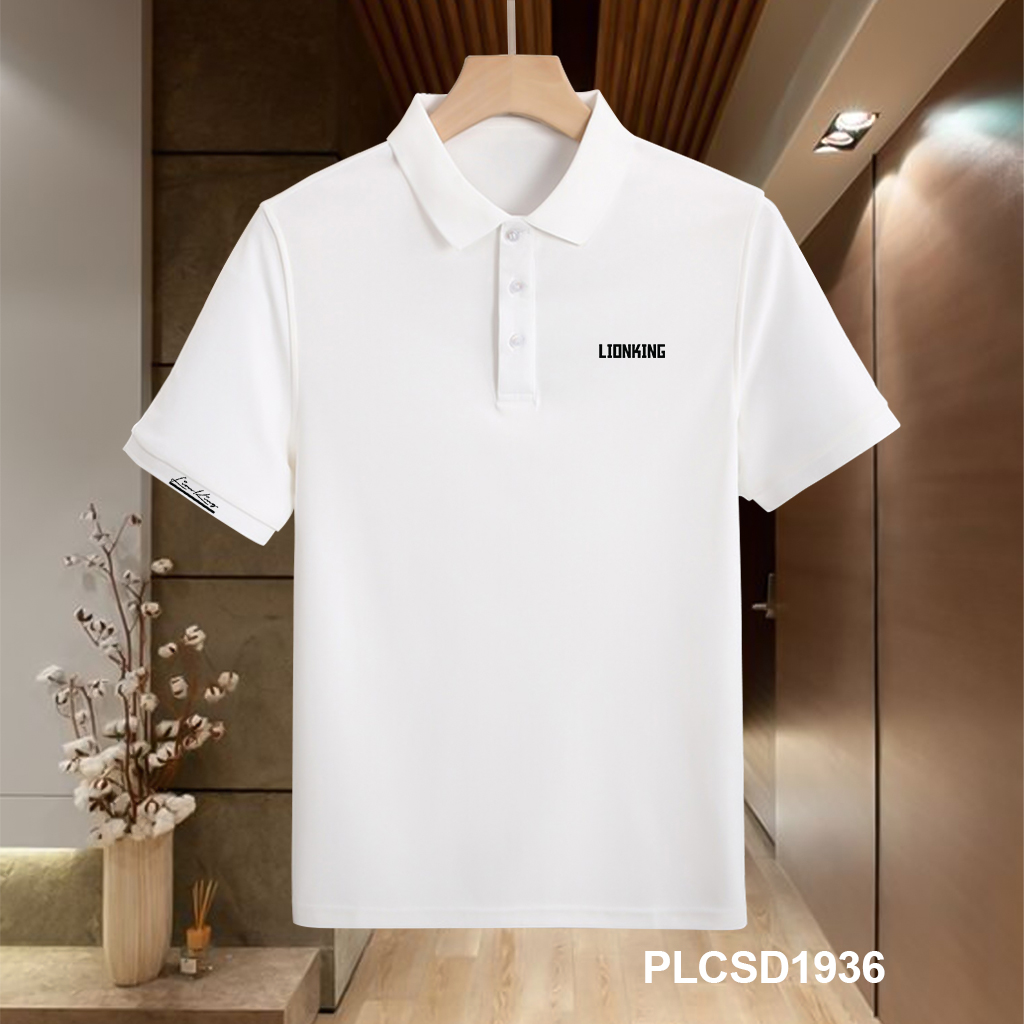 Áo polo nam form vừa 1936 Lion King vải cá sấu đứng form thoáng mát in basic_thumbnail_2