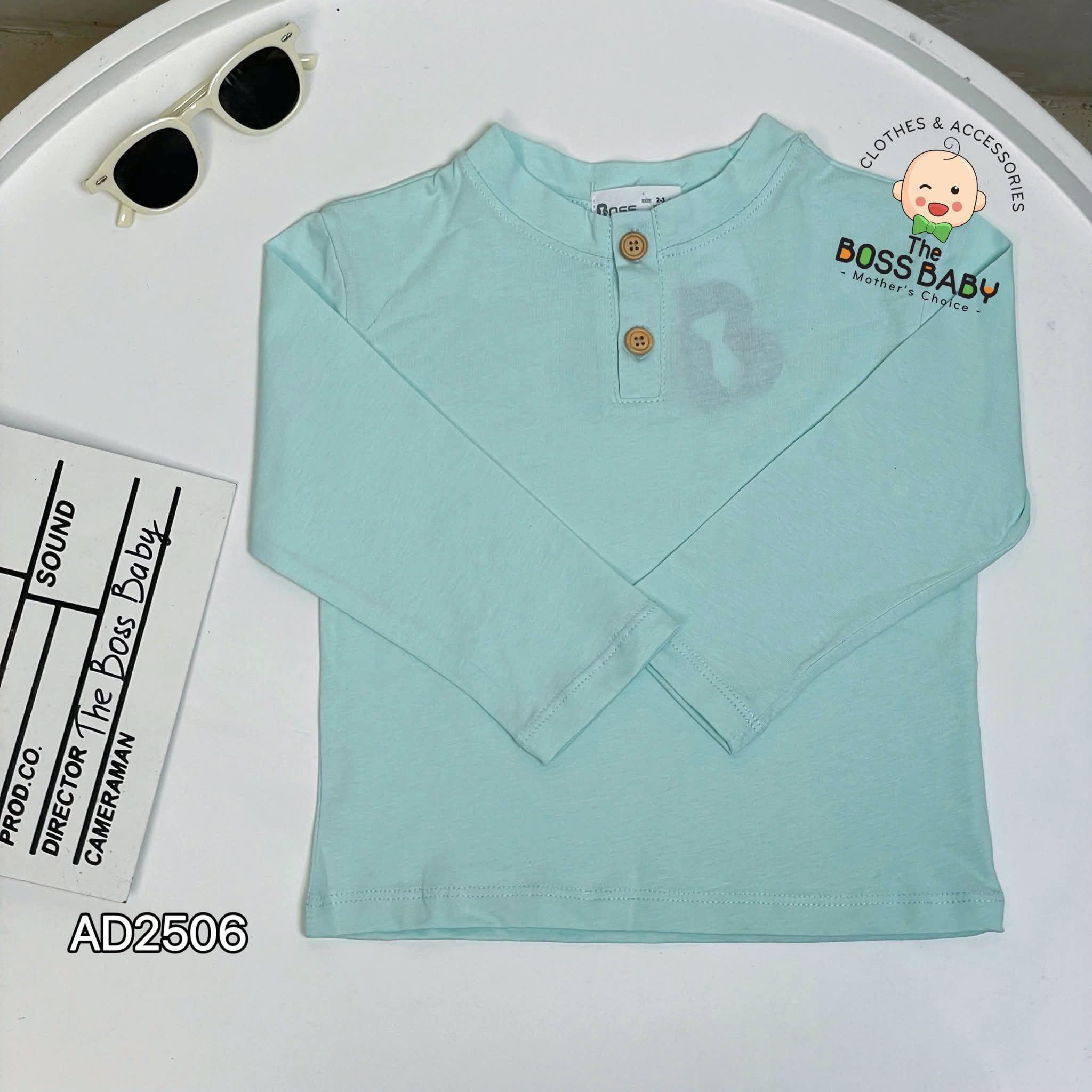 Set 3 áo cúc gỗ cổ trụ xanh_thumbnail_4