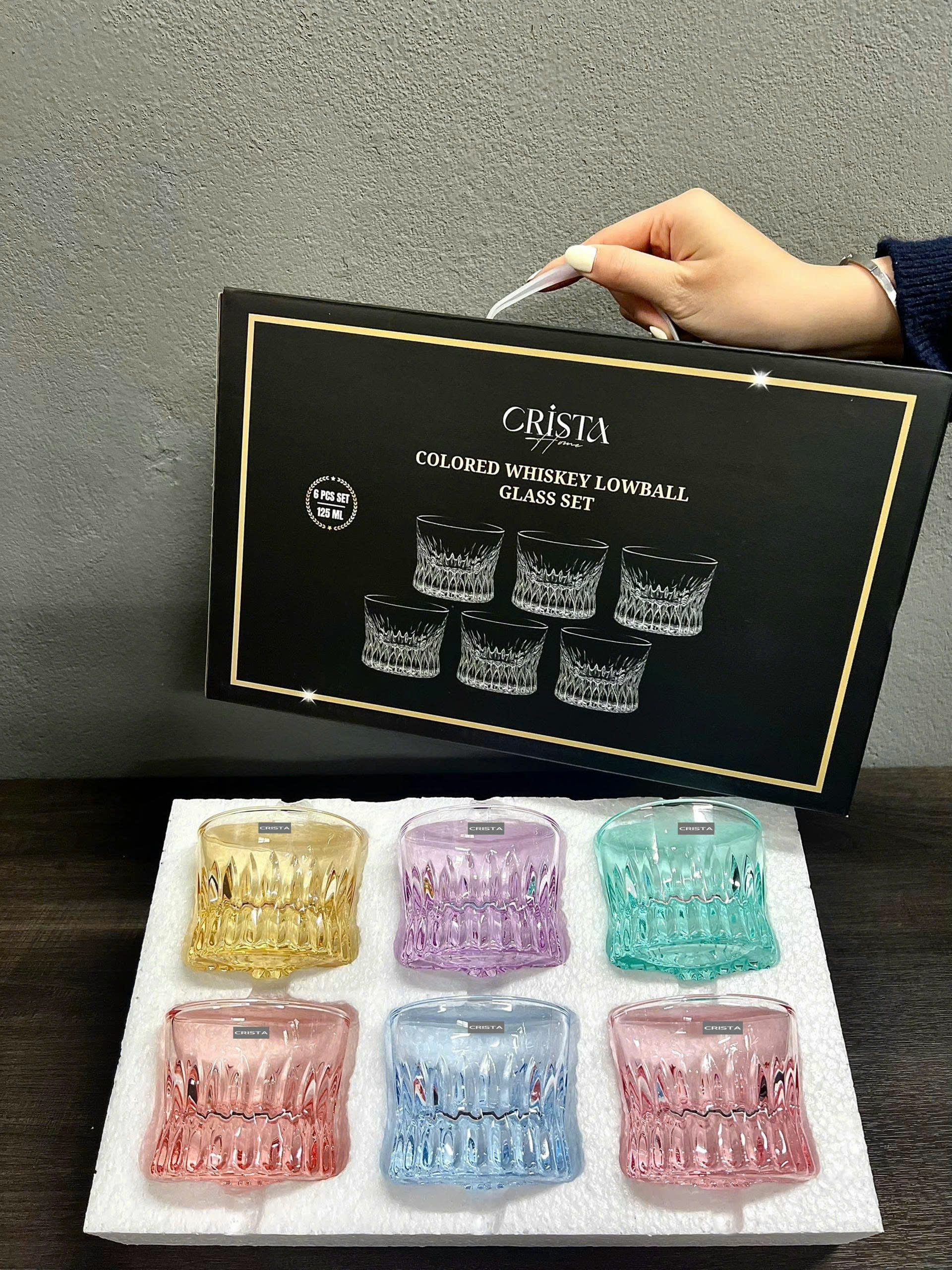 Bộ 6 cốc rượu thủy tinh cao cấp CRISTA HOME dung tích 125 ml màu mix:220_thumbnail_2