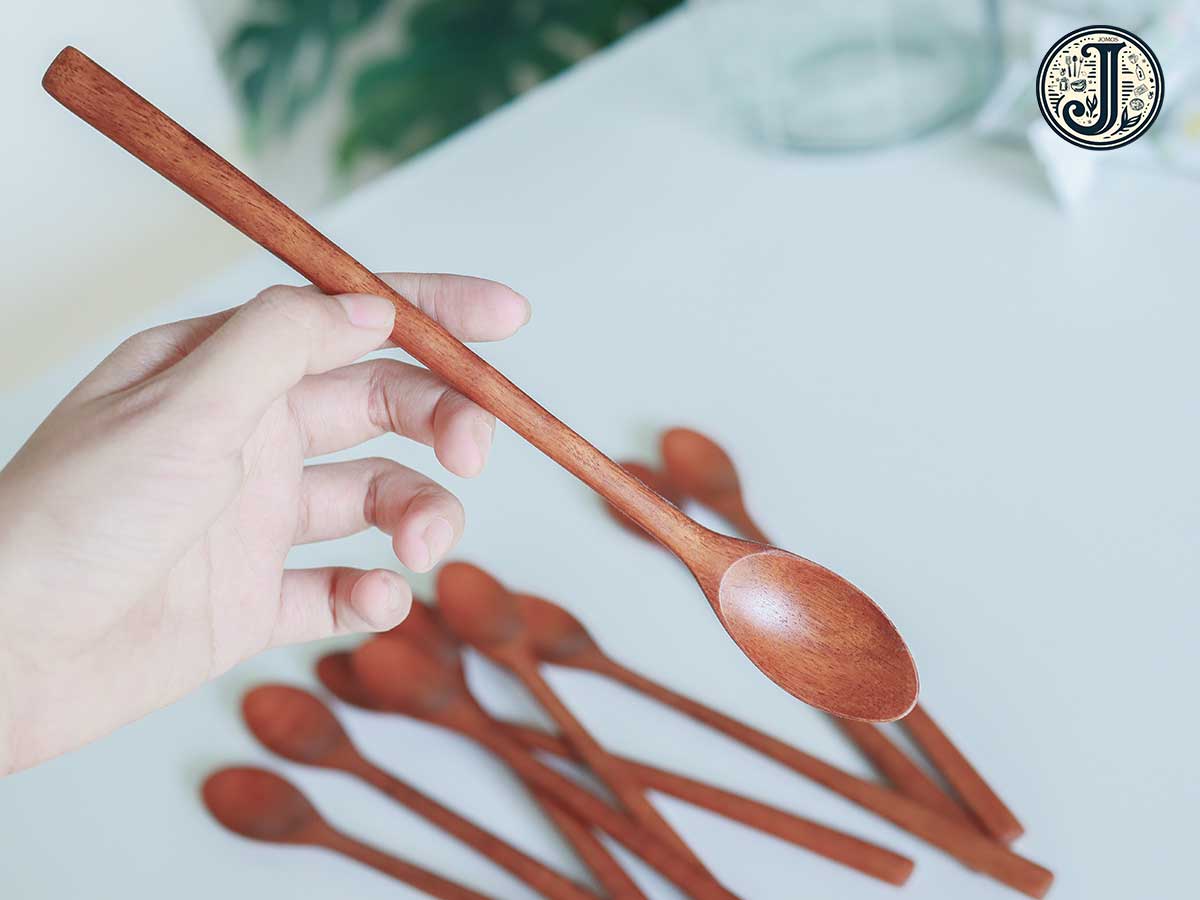 Muỗng gỗ 22cm khuấy cà phê, sinh tố, nước ép J000266_thumbnail_2
