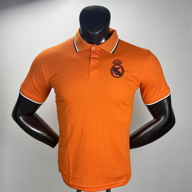 Áo polo 2C thể thao cao cấp in logo đội bóng - Cam