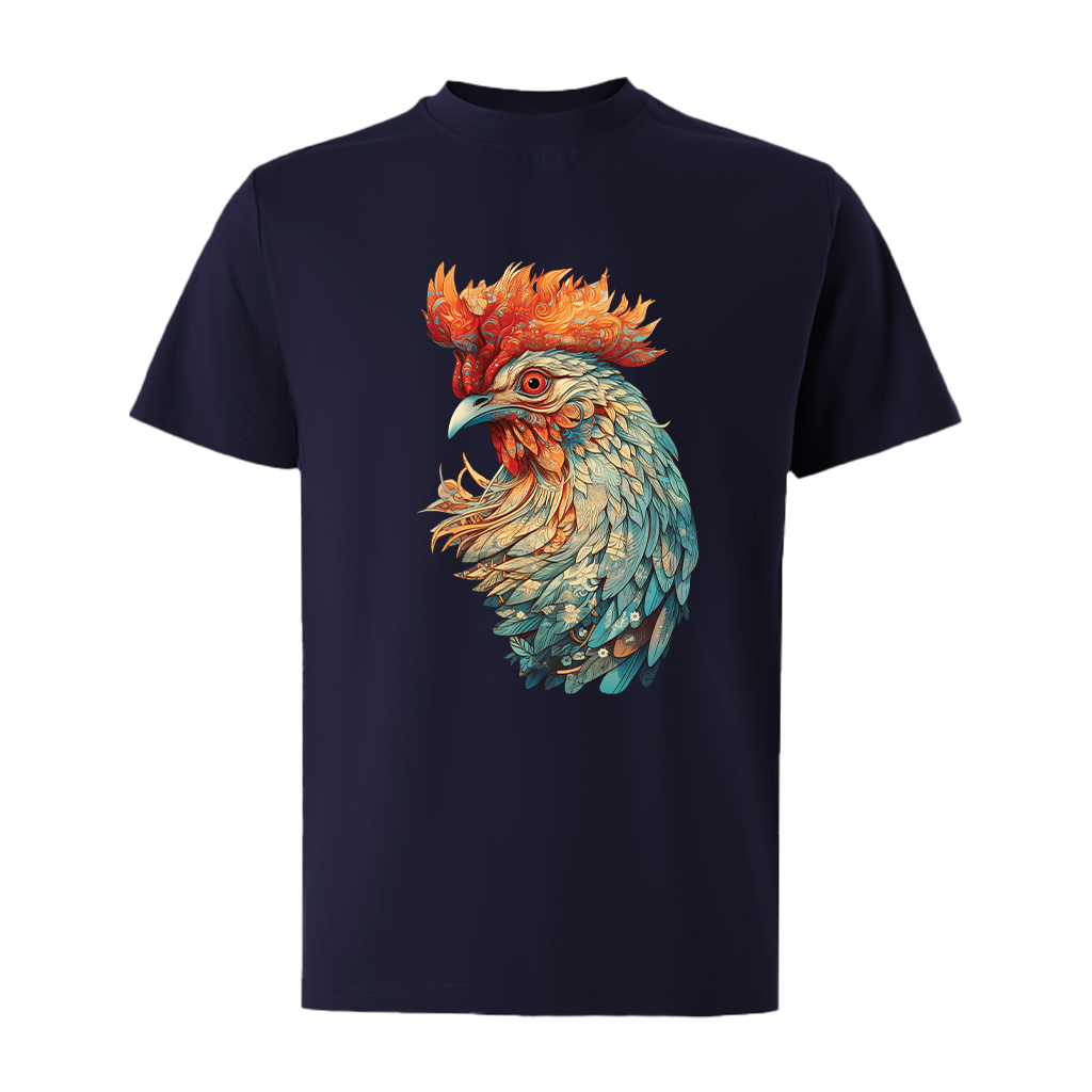 Áo thun nam form rộng 12 con giáp tuổi Dậu ATD486 Miucho Iconic cotton cổ tròn in graphic_thumbnail_11