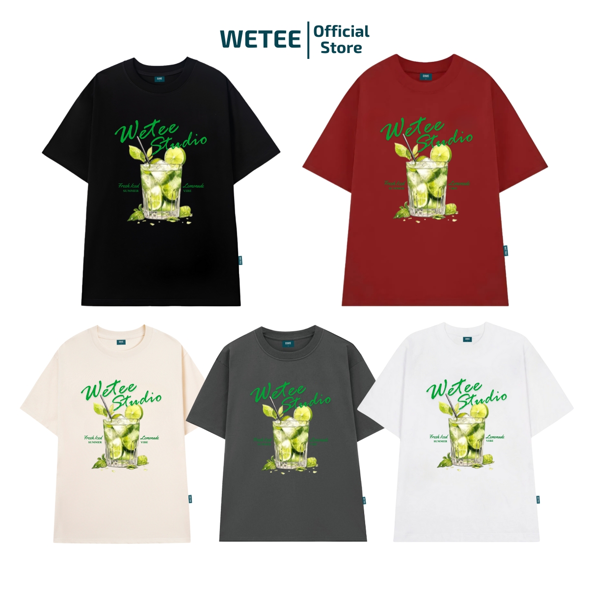 Áo thun oversize nam nữ Fresh Iced Lemonade local brand We Tee chất cotton 250 gsm - WU1084
