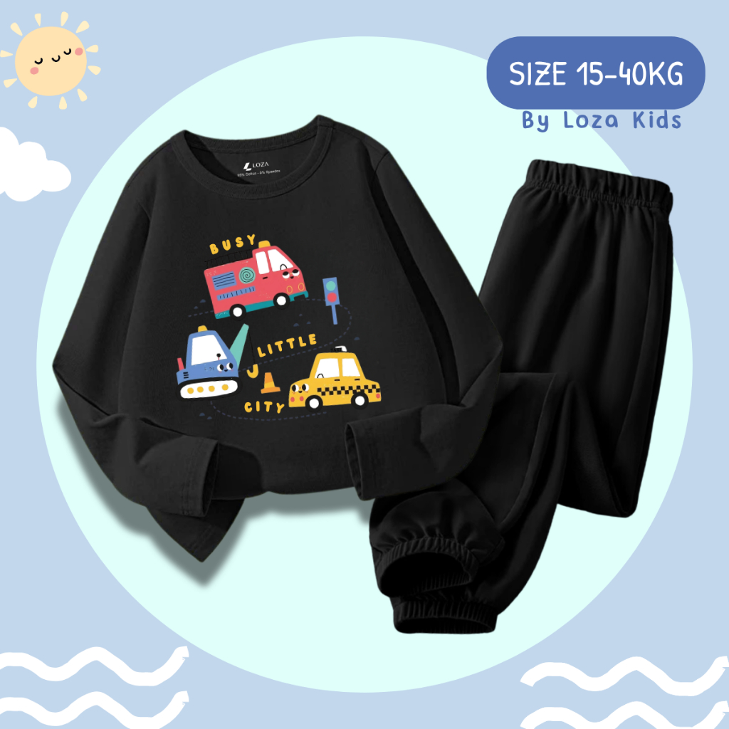 BộThu - Đông bé trai in hình ô tô - Loza Kids BW468_thumbnail_0