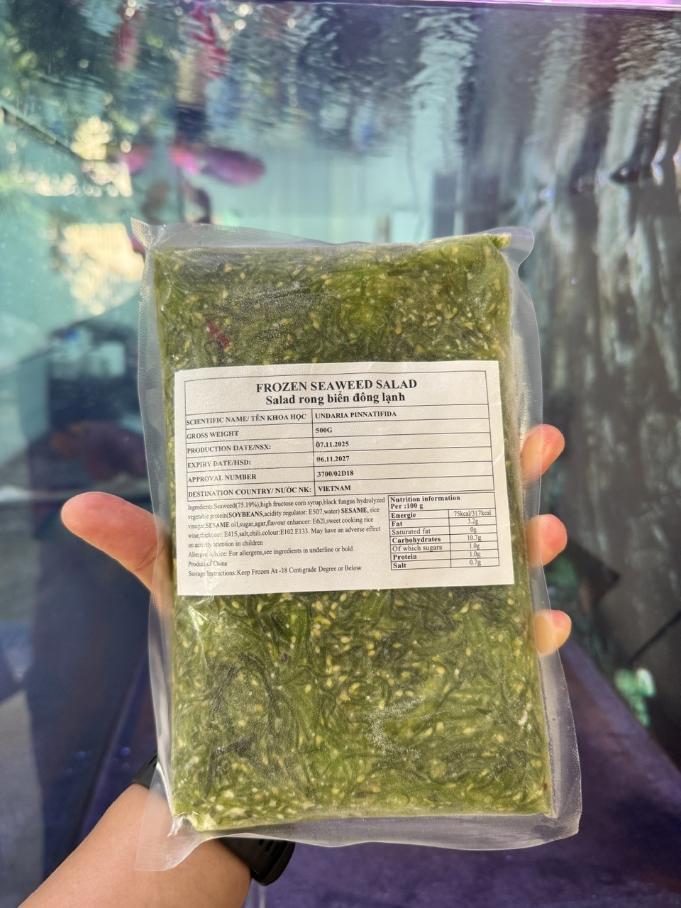 Salad Rong Biển trộn mè