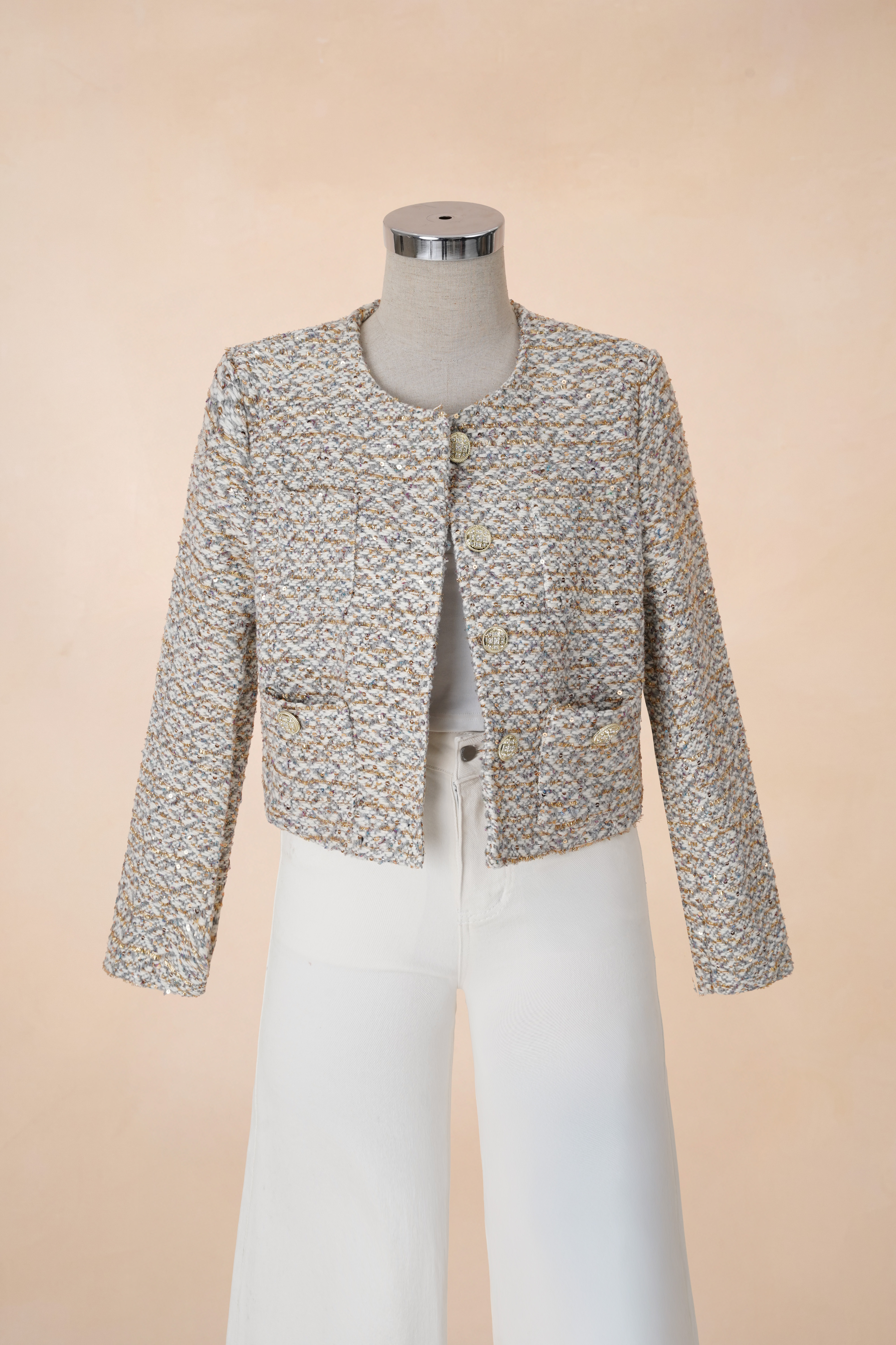 Áo Dạ Tag Hoa 4 Túi 878