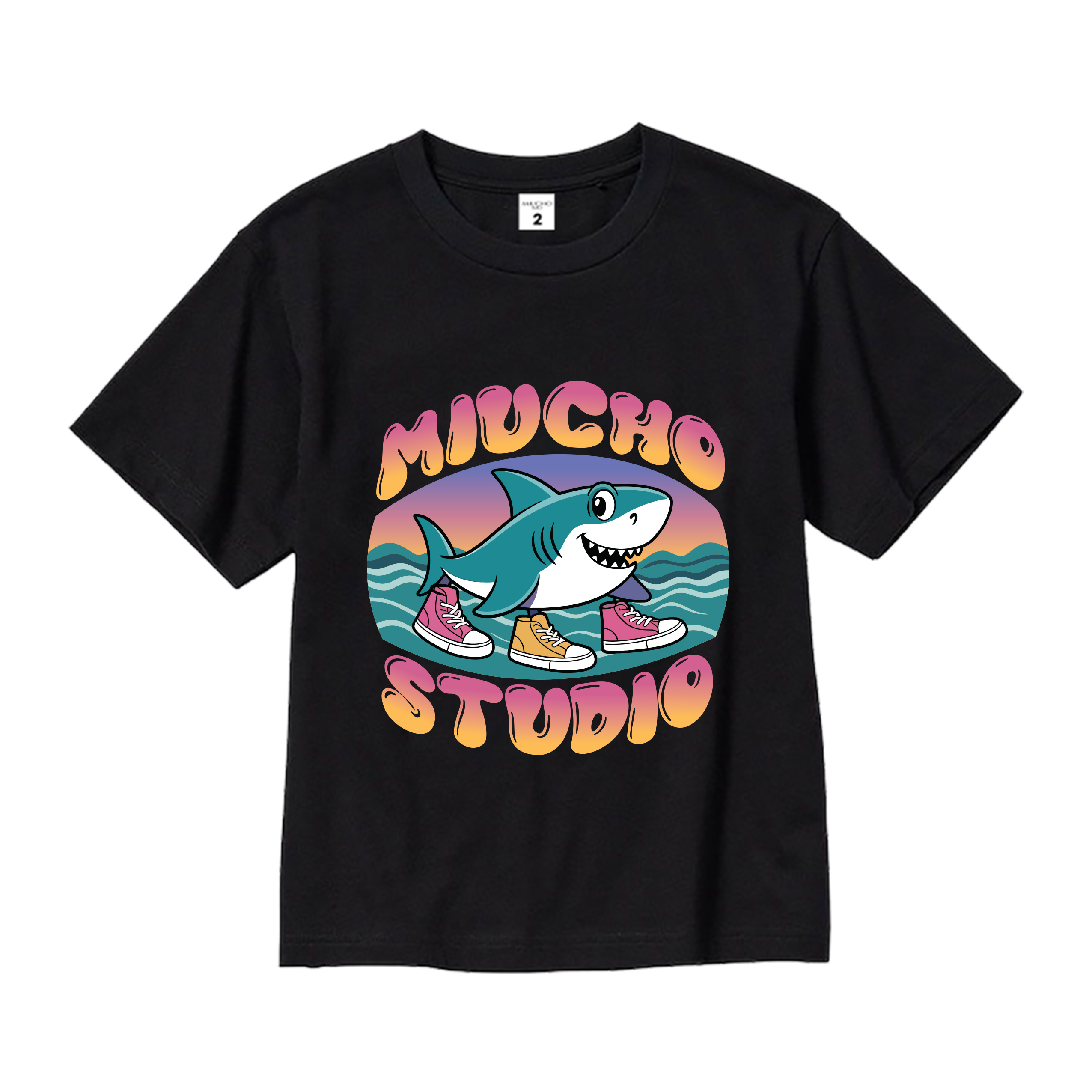 Áo thun cho bé AED2406 Miucho Kid phong cách đường phố vải cotton thoáng mát in mix_thumbnail_8