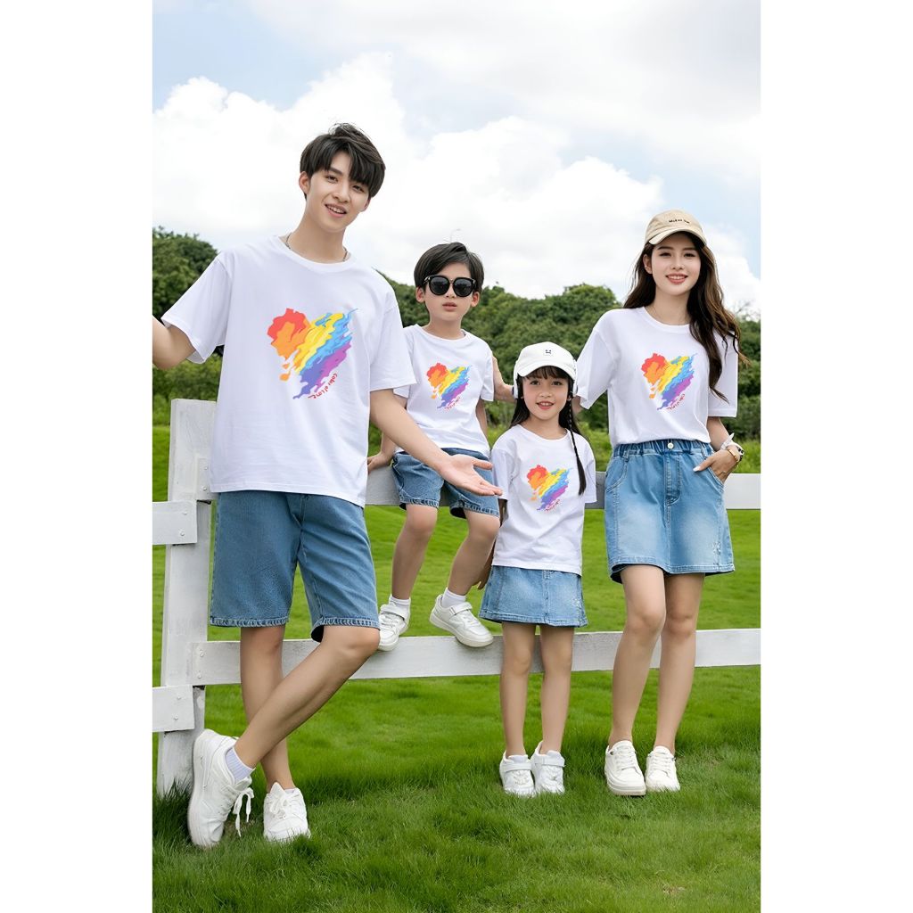 Áo thun gia đình in hình dễ thương - Áo gia đình 3-4-5 người - Loza G0157_thumbnail_6