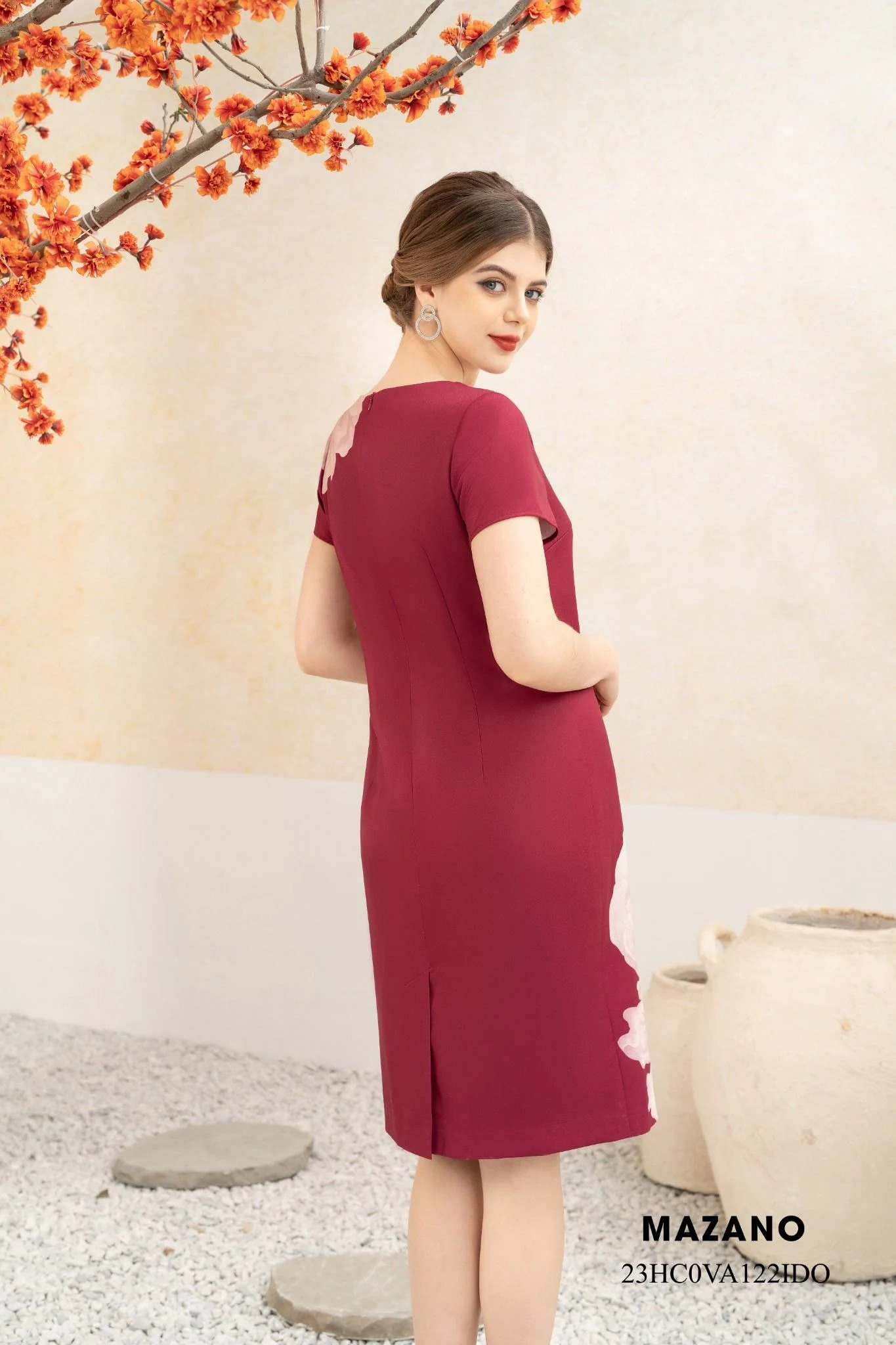 ĐẦM SUÔNG IN HOẠ TIẾT MẪU ĐƠN CÁNH BƯỚM_thumbnail_3