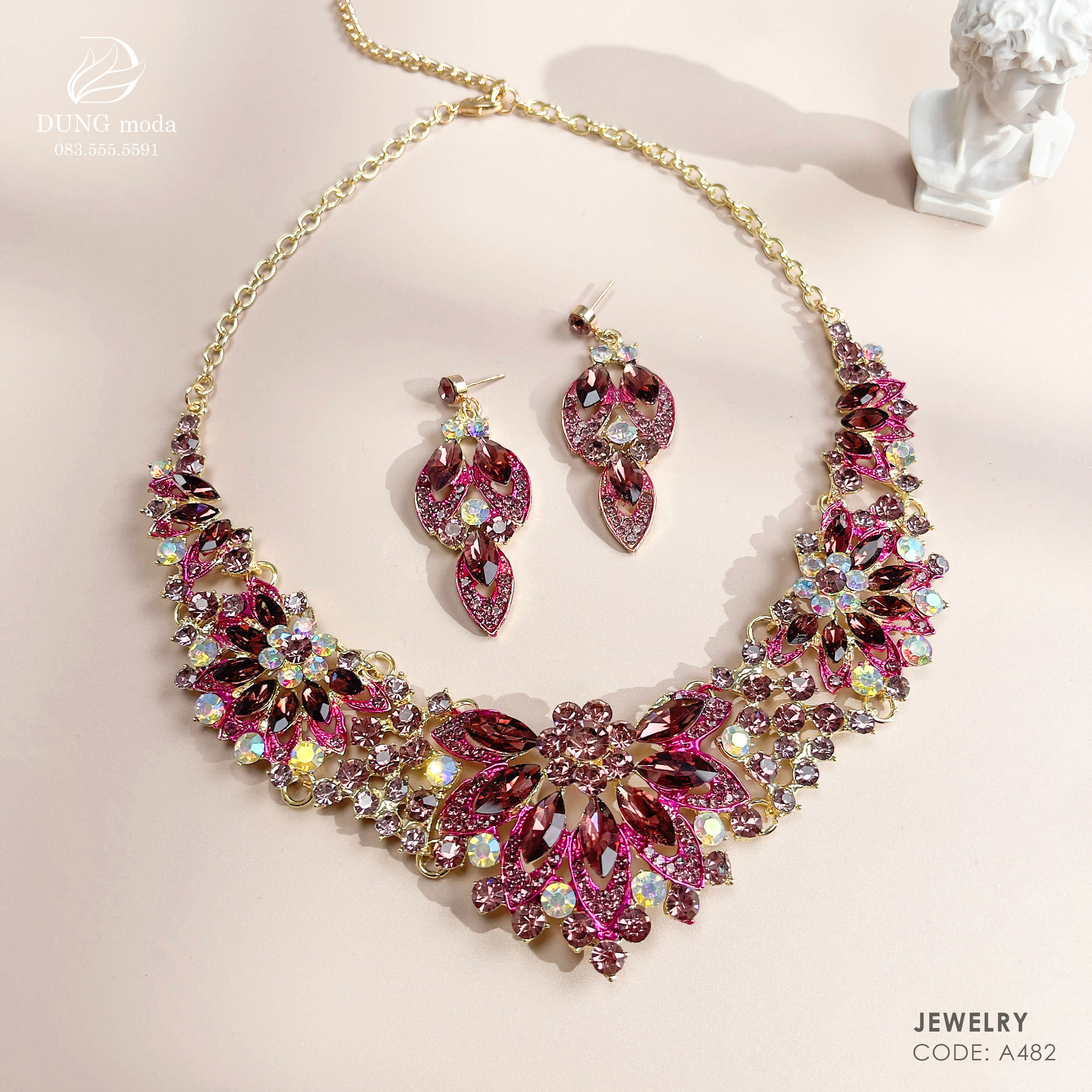 Bộ Trang Sức Pha Lê A482_thumbnail_4