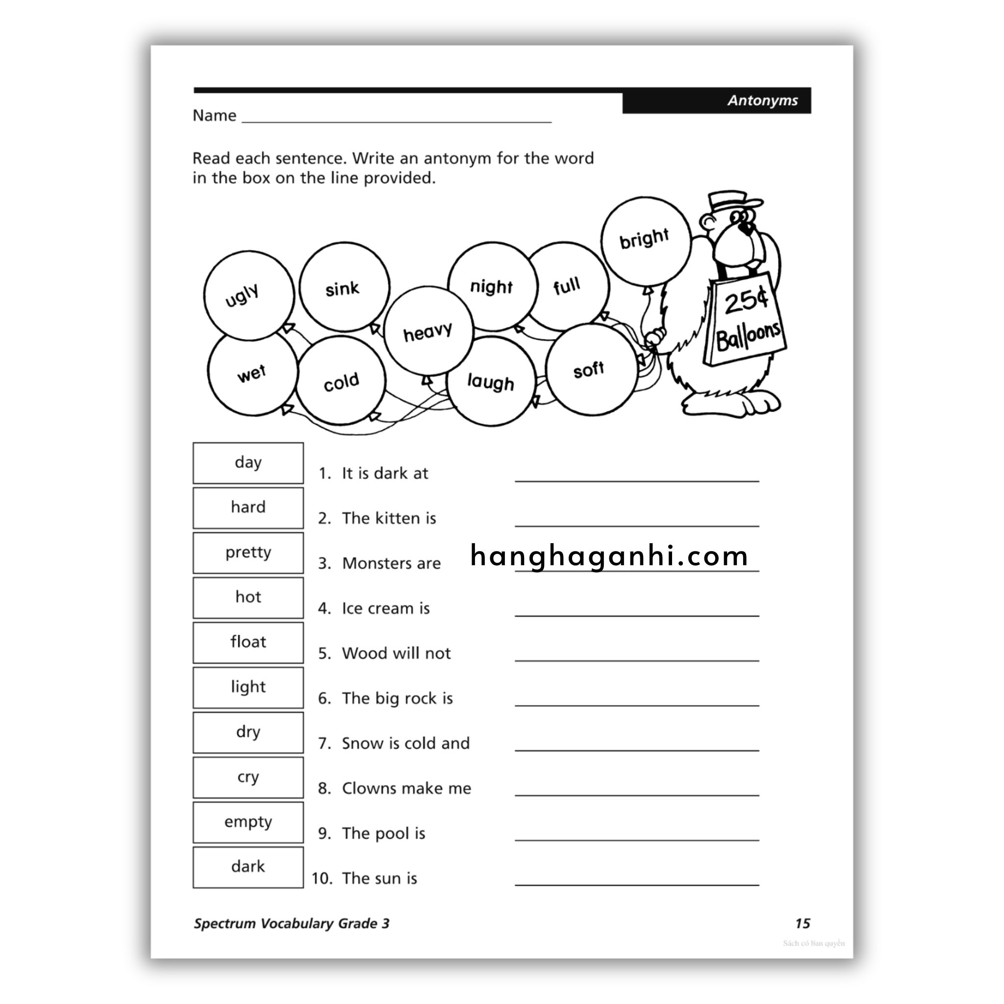 Sách Spectrum Vocabulary Workbook Grade 3 ĐEN TRẮNG_thumbnail_12